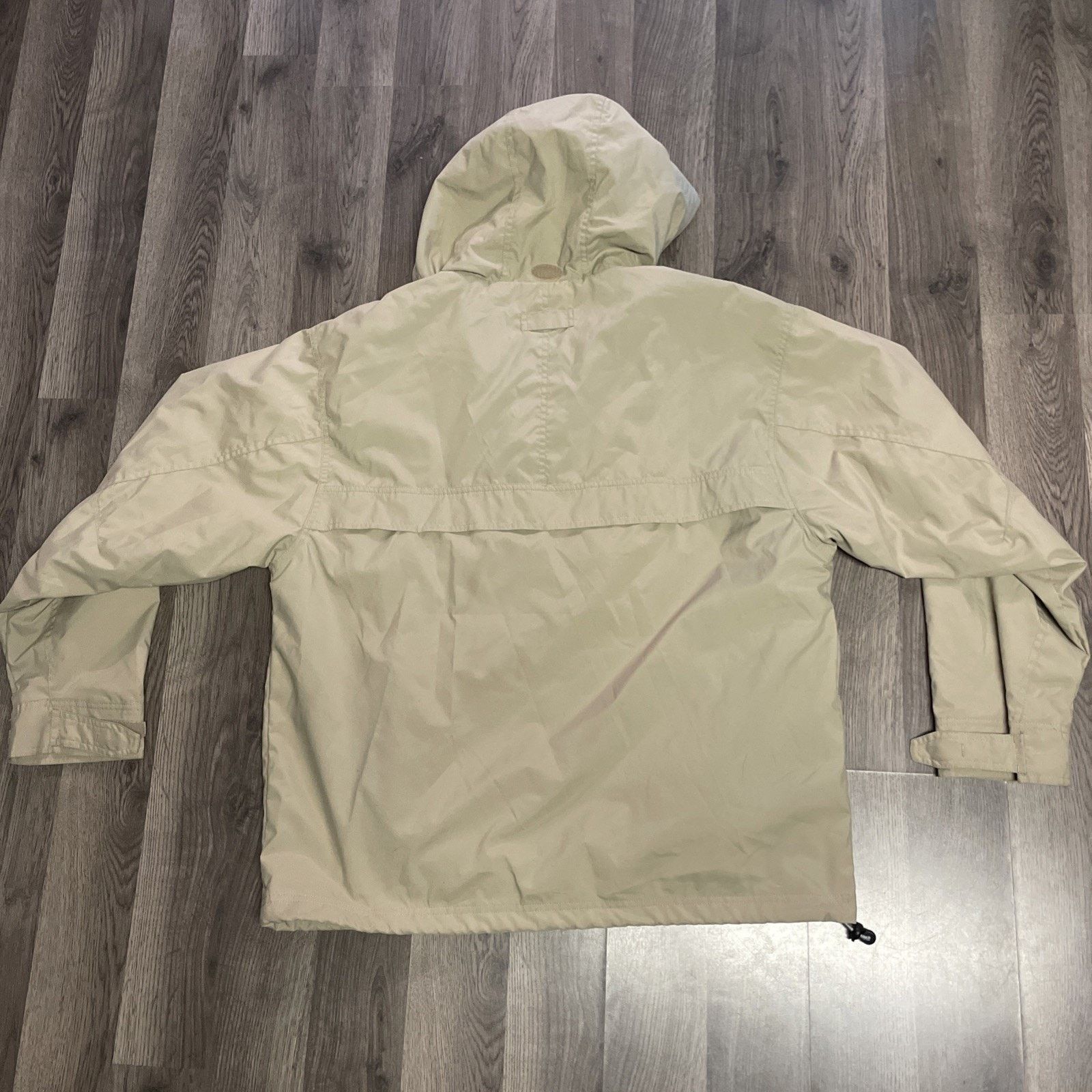 Gap VTG 90s Y2K GAP Nylon Anorak Jacket Mens Large Beige Size US L / EU 52-54 / 3 - 11 Thumbnail