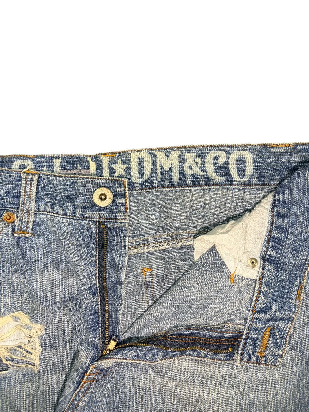 Diesel Vintage Cocolulu Faded Wash Distressed Loose Jeans Size 33" - 5 Thumbnail