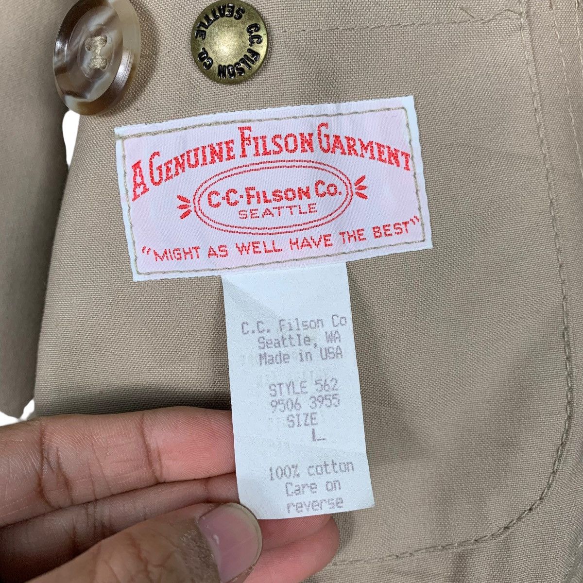 Filson Deadstock Vintage 90s Filson Workwear Hunting Jacket Size US L / EU 52-54 / 3 - 16 Thumbnail