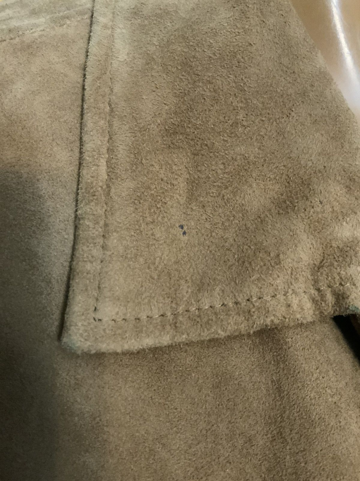 Golden Bear × Vintage Vintage Golden Bear Suede Leather Cognac Zip Bomber Jacket Size US XL / EU 56 / 4 - 16 Thumbnail