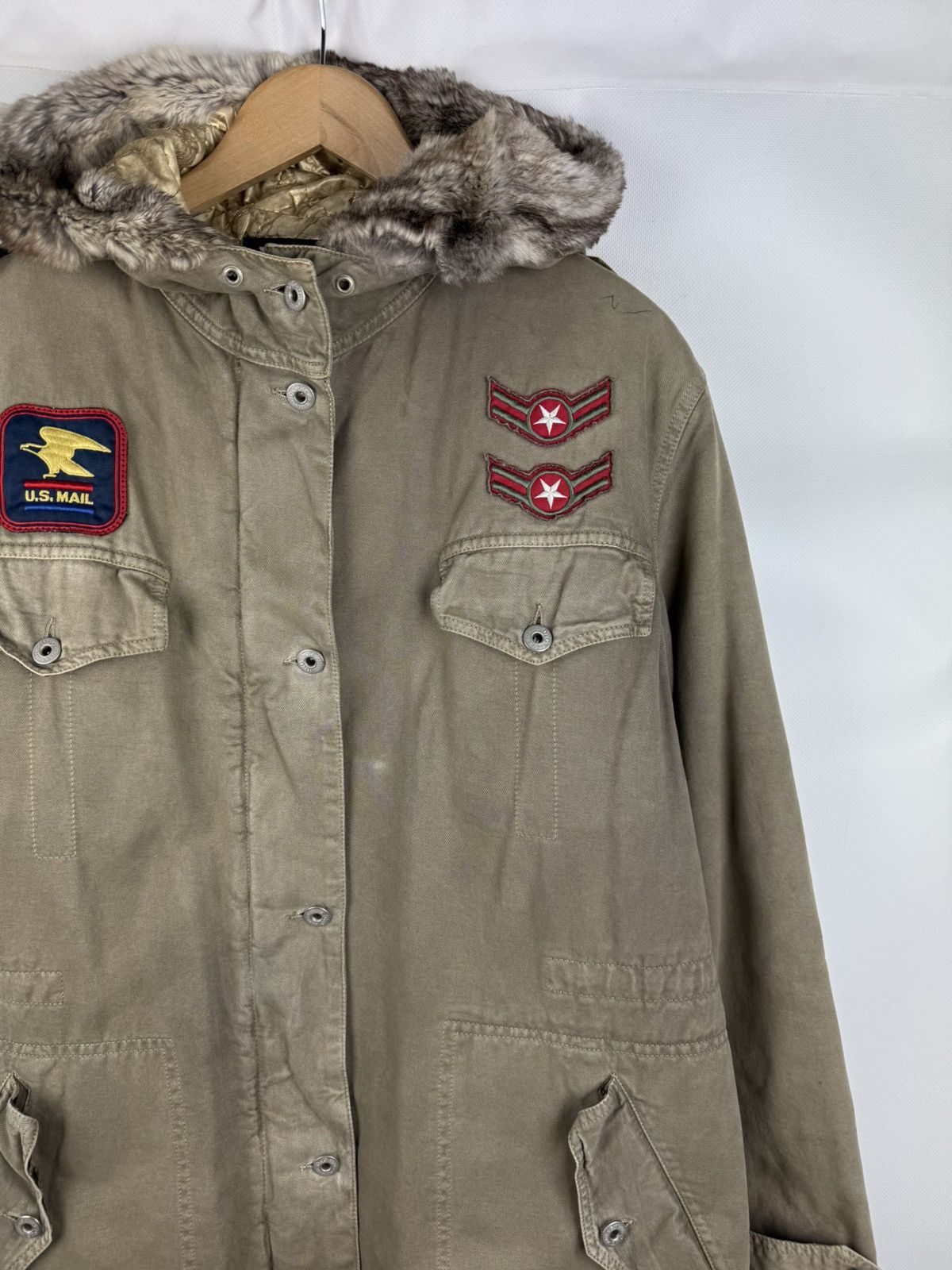 Dolce & Gabbana Dolce & Gabbana Vintage Military Style Hooded Parka Jacket Size XS / US 0-2 / IT 36-38 - 3 Thumbnail