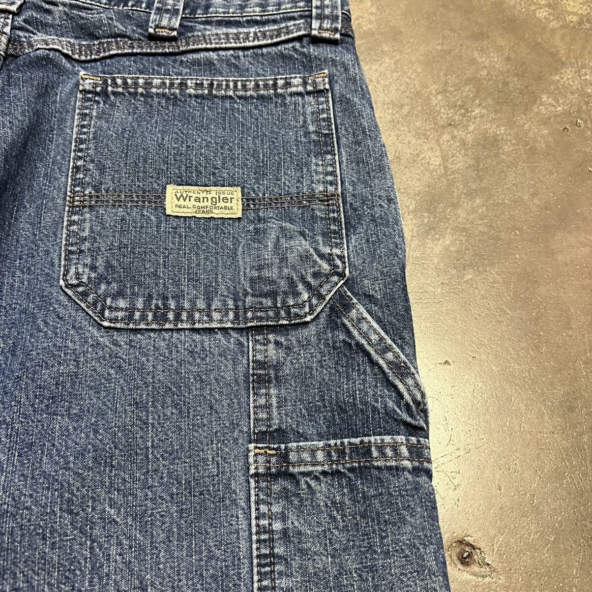 Wrangler Vintage Wrangler Denim Carpenter Jean Shorts Baggy Skater Size US 34 / EU 50 - 4 Thumbnail