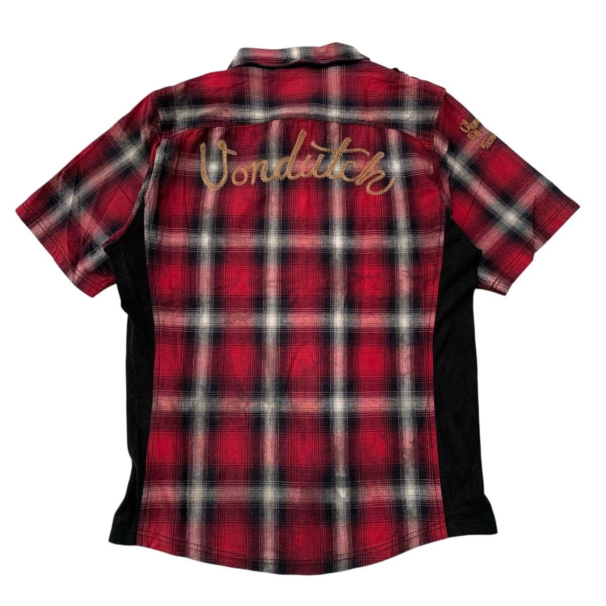 Japanese Brand × Von Dutch Von Dutch Embroidered Ziper Flanel Shirt🏁 Size US M / EU 48-50 / 2 - 11 Thumbnail