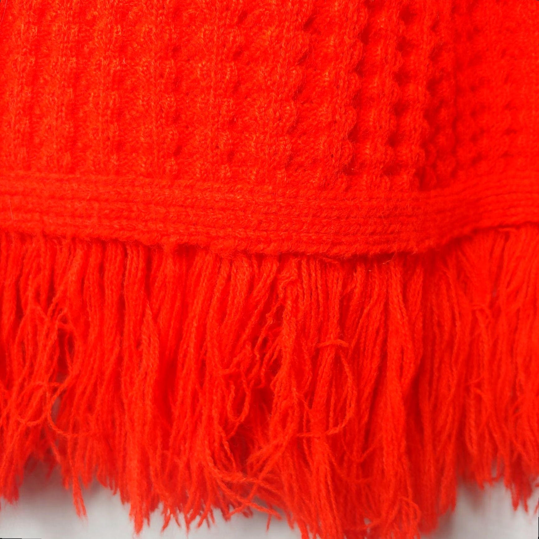 Vintage VINTAGE Jolie Cardigan Shawl Sweater S Women Red 33" Long Collared Orlon Cable-Knit Boho Grannycore Size S / US 4 / IT 40 - 4 Thumbnail