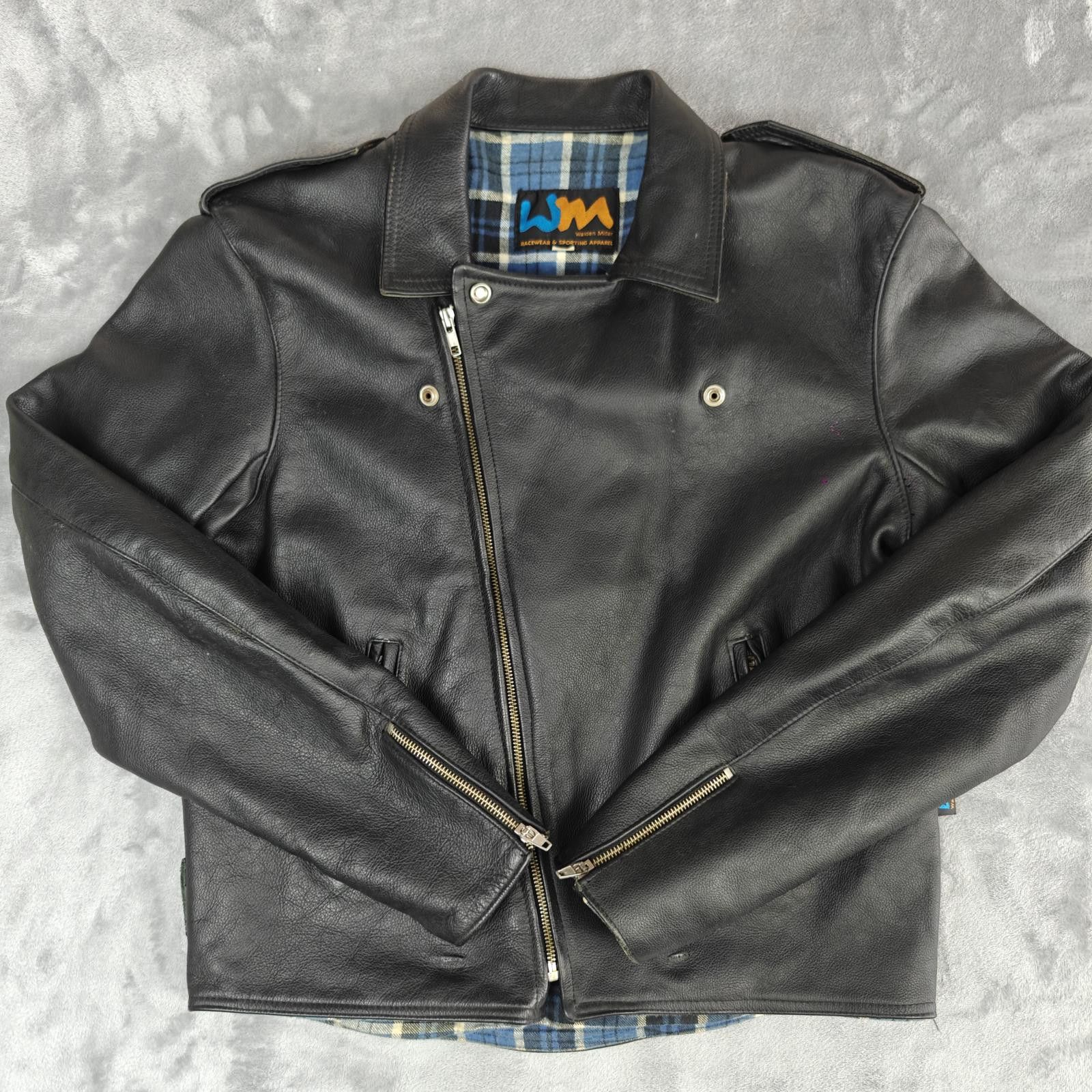 Other Walden Miller Leather Motorcycle Jacket Men's Size 42 Black Size US L / EU 52-54 / 3 - 1 Thumbnail