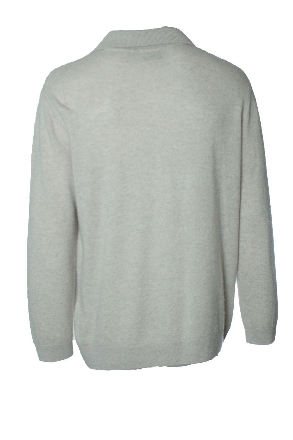 Other Le Kasha, Grey long sleeve cashmere polo Size US L / EU 52-54 / 3 - 3 Thumbnail