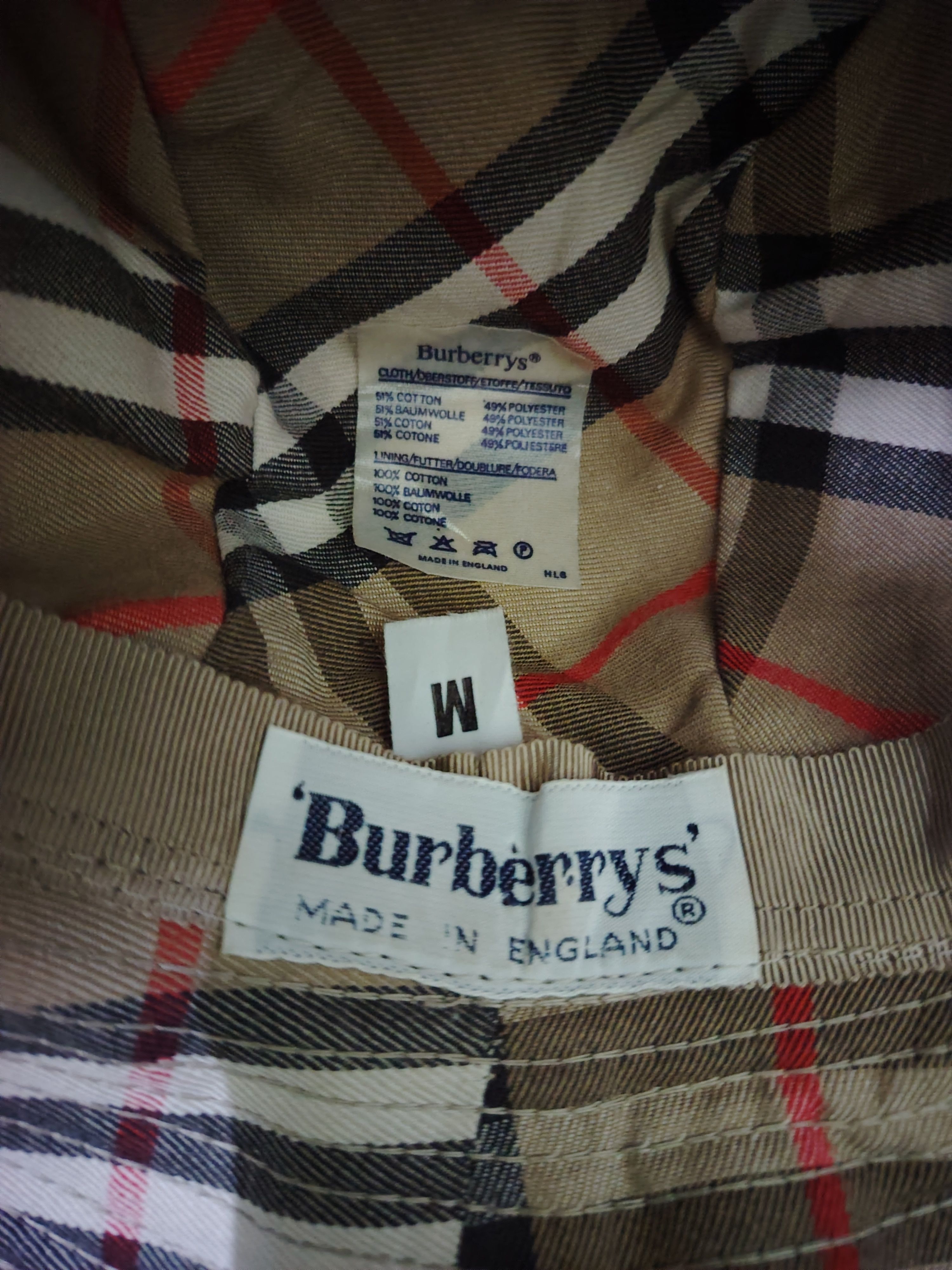Burberry Vintage Burberrys London Ladies Fedora Bucket Hat England Size ONE SIZE - 8 Thumbnail