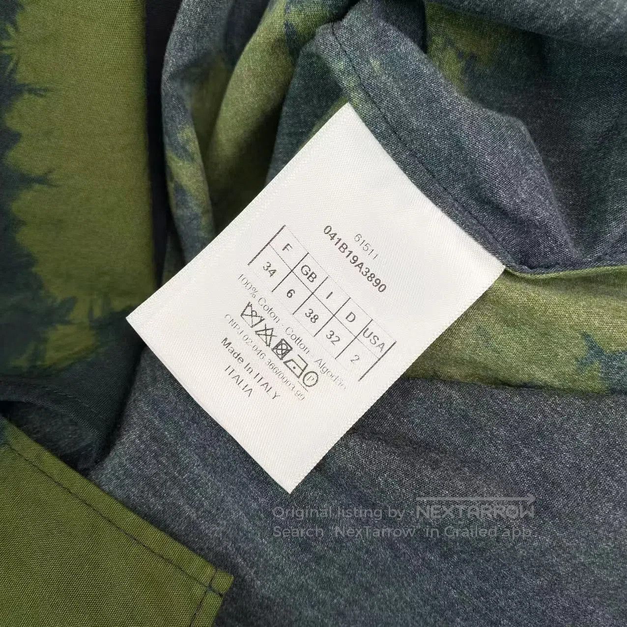 Dior Dior Color-blocked printed short-sleeved shirt| Size 4XL / US 24-26 - 4 Thumbnail