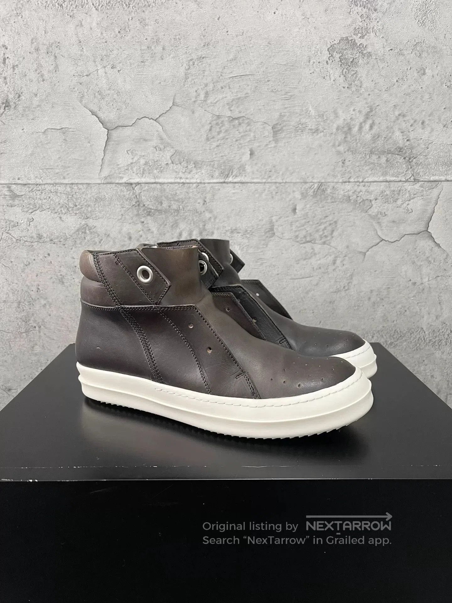 Rick Owens rick owens island dunk brown high. Size US 6 / EU 39 - 1 Thumbnail