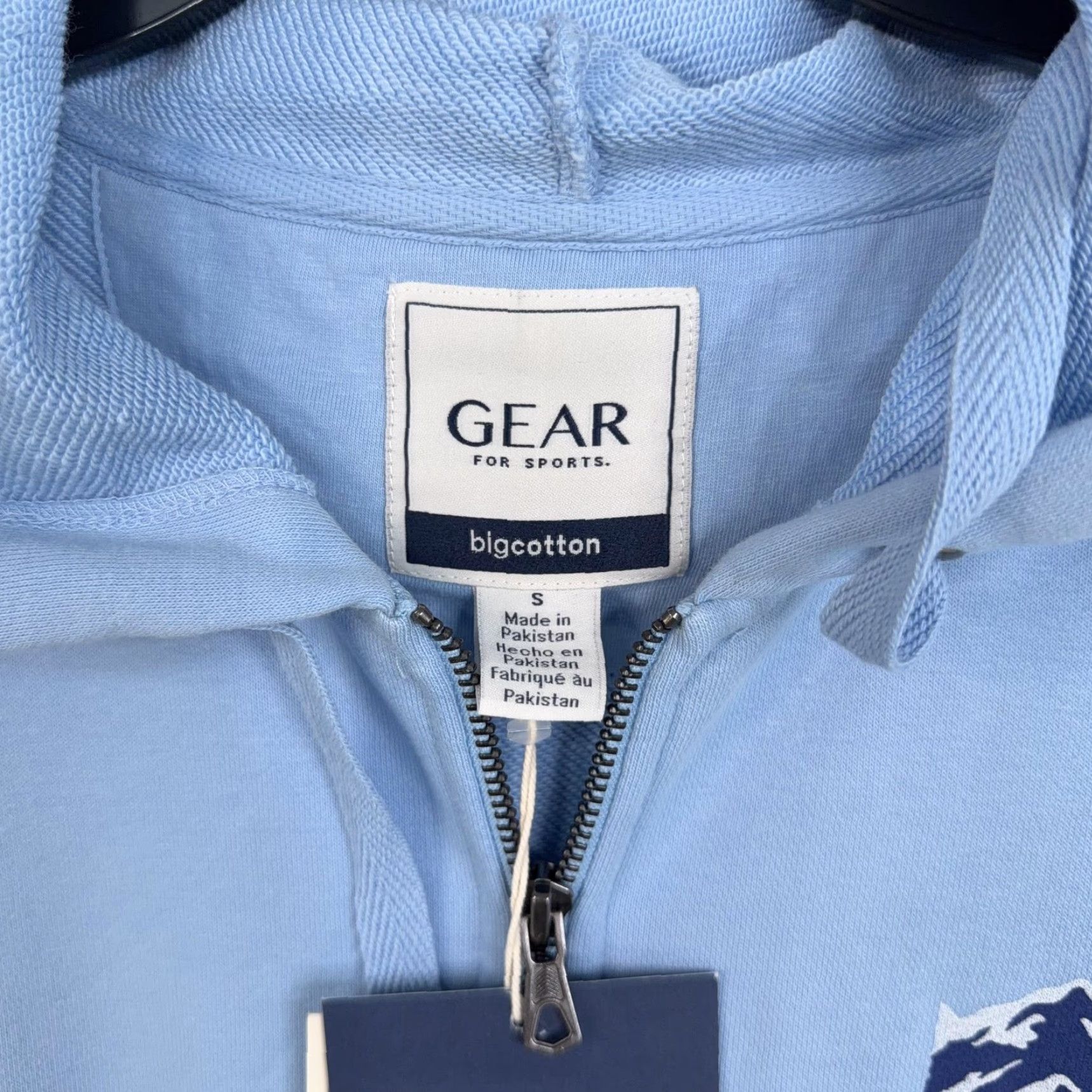 Vintage Gear For Sports Telluride Hoodie S Blue Full Zip Graphic Fleece Ski Snowboard Winter Mens Small Size US S / EU 44-46 / 1 - 5 Thumbnail