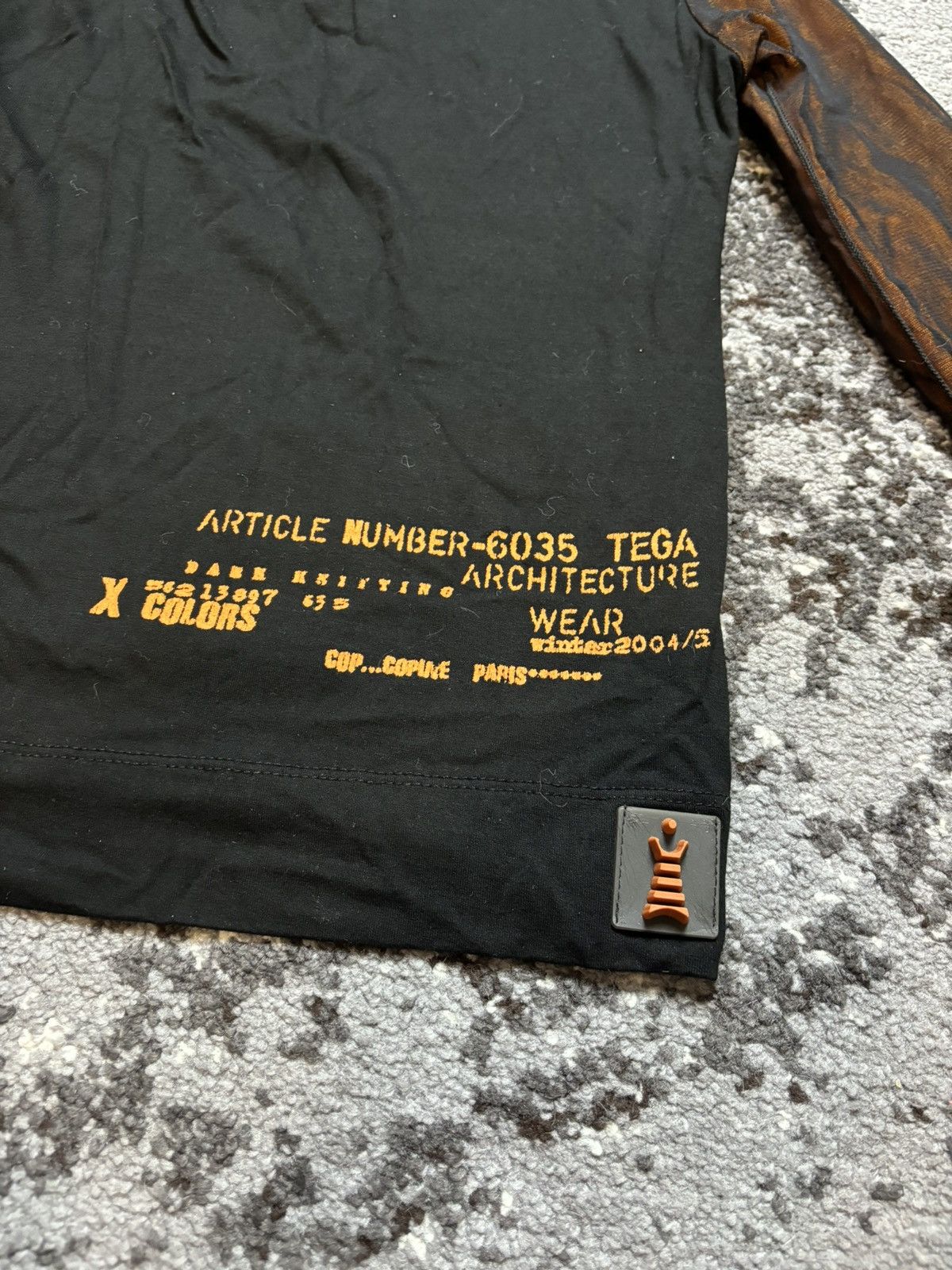 Designer × Japanese Brand 90s archive cop copine jumper top the coolest black orange Size S / US 4 / IT 40 - 8 Thumbnail