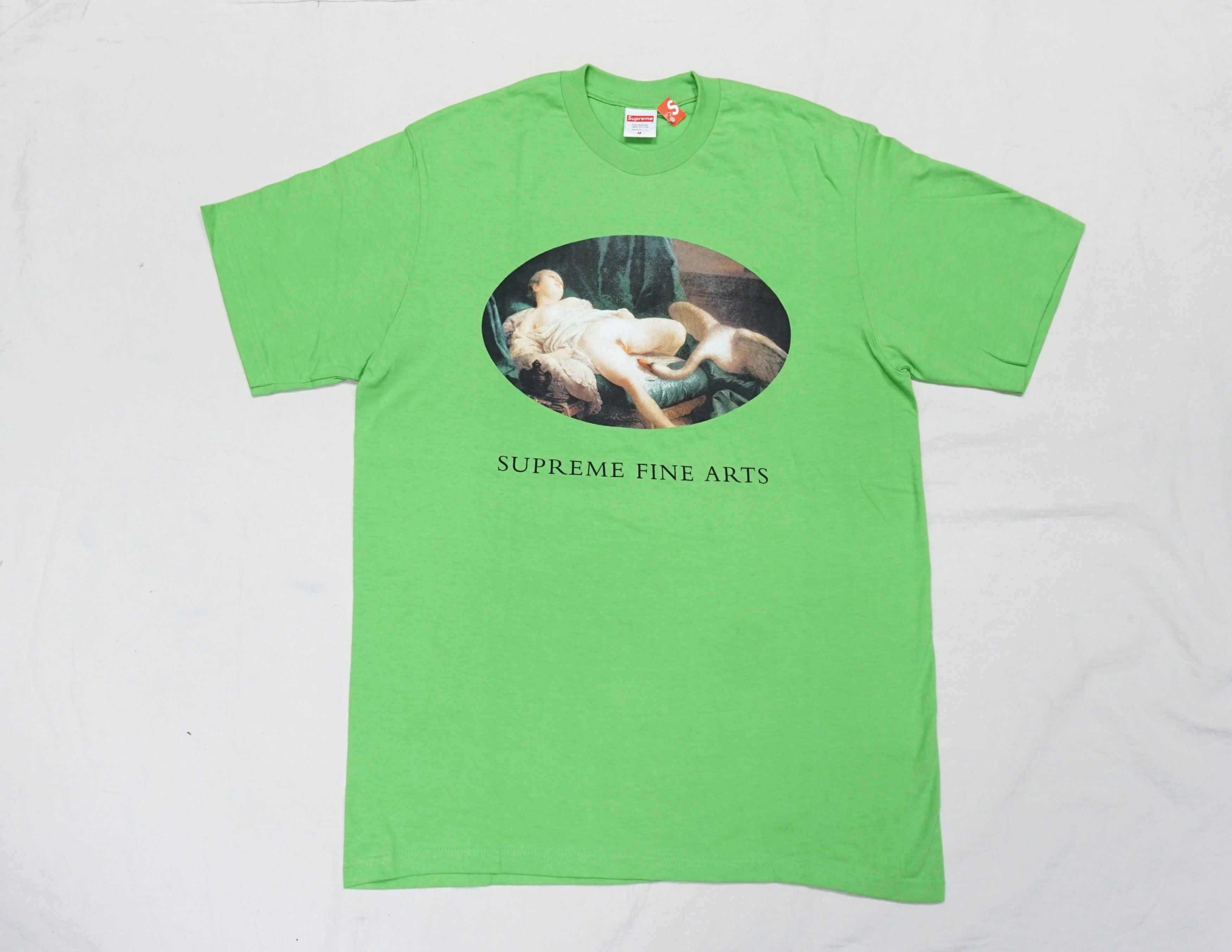 Supreme SS19 Supreme Leda and the Swan T-shirt Size US M / EU 48-50 / 2 - 1 Thumbnail
