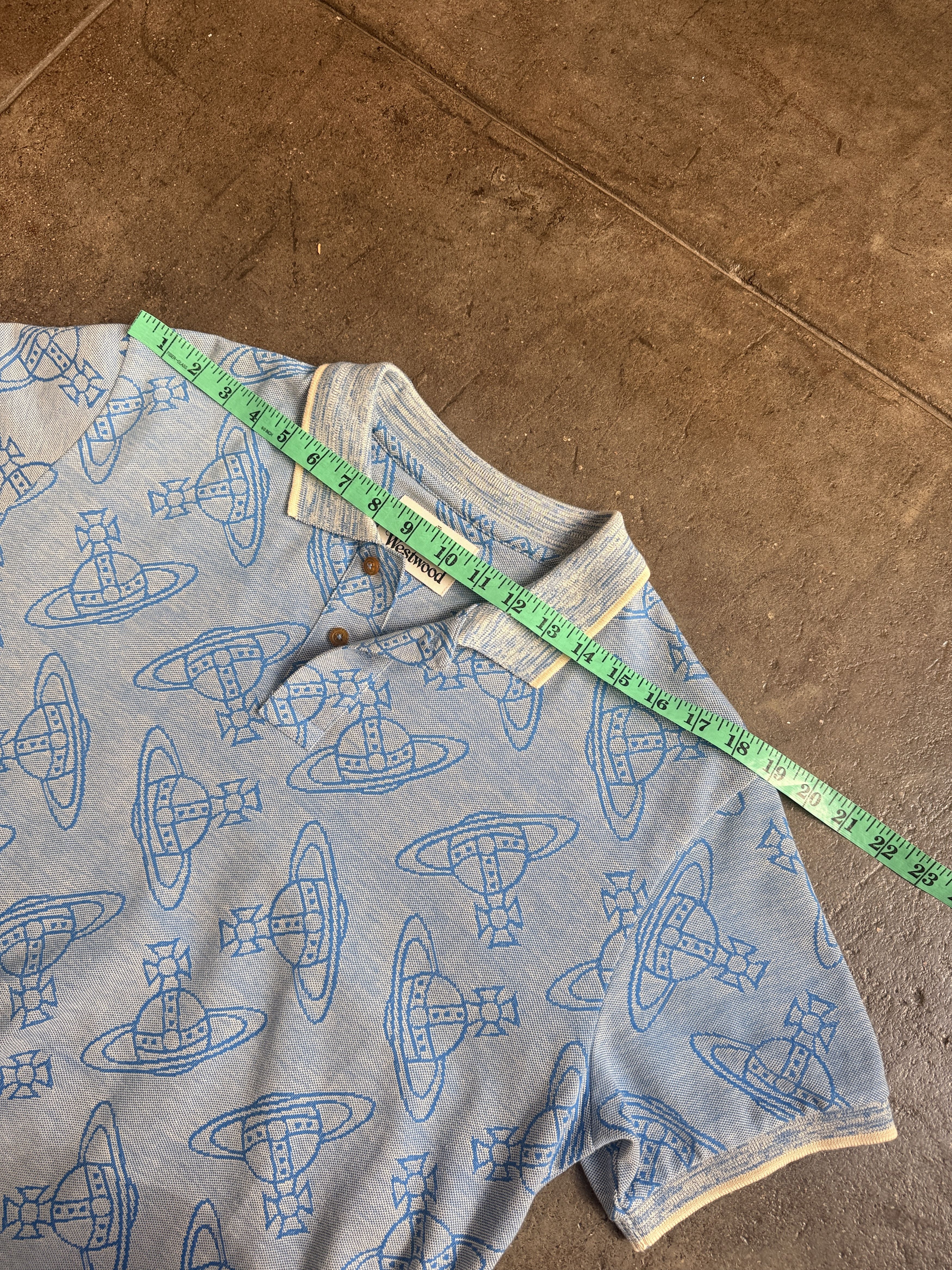 Vivienne Westwood Brand New Polo w/ All over Orb Print Size US L / EU 52-54 / 3 - 9 Thumbnail
