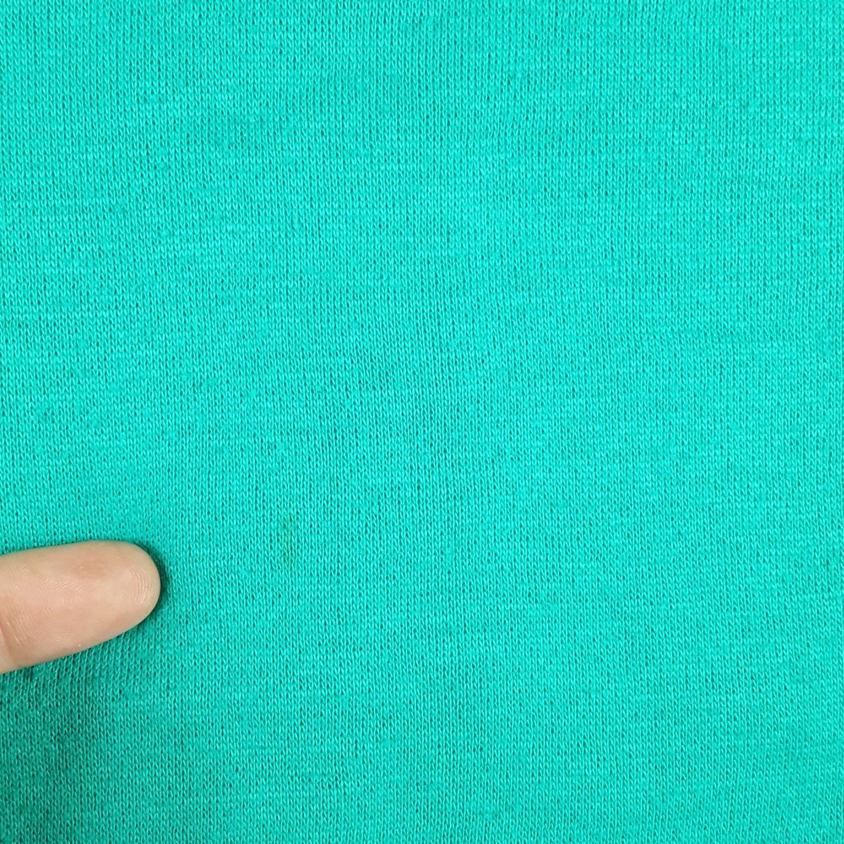 Altea VINTAGE 80s Short Sleeve Raglan Teal Fleece Size M Crewneck Sweatshirt Pullover Womens Athletic Casual Cresland Size M / US 6-8 / IT 42-44 - 3 Thumbnail