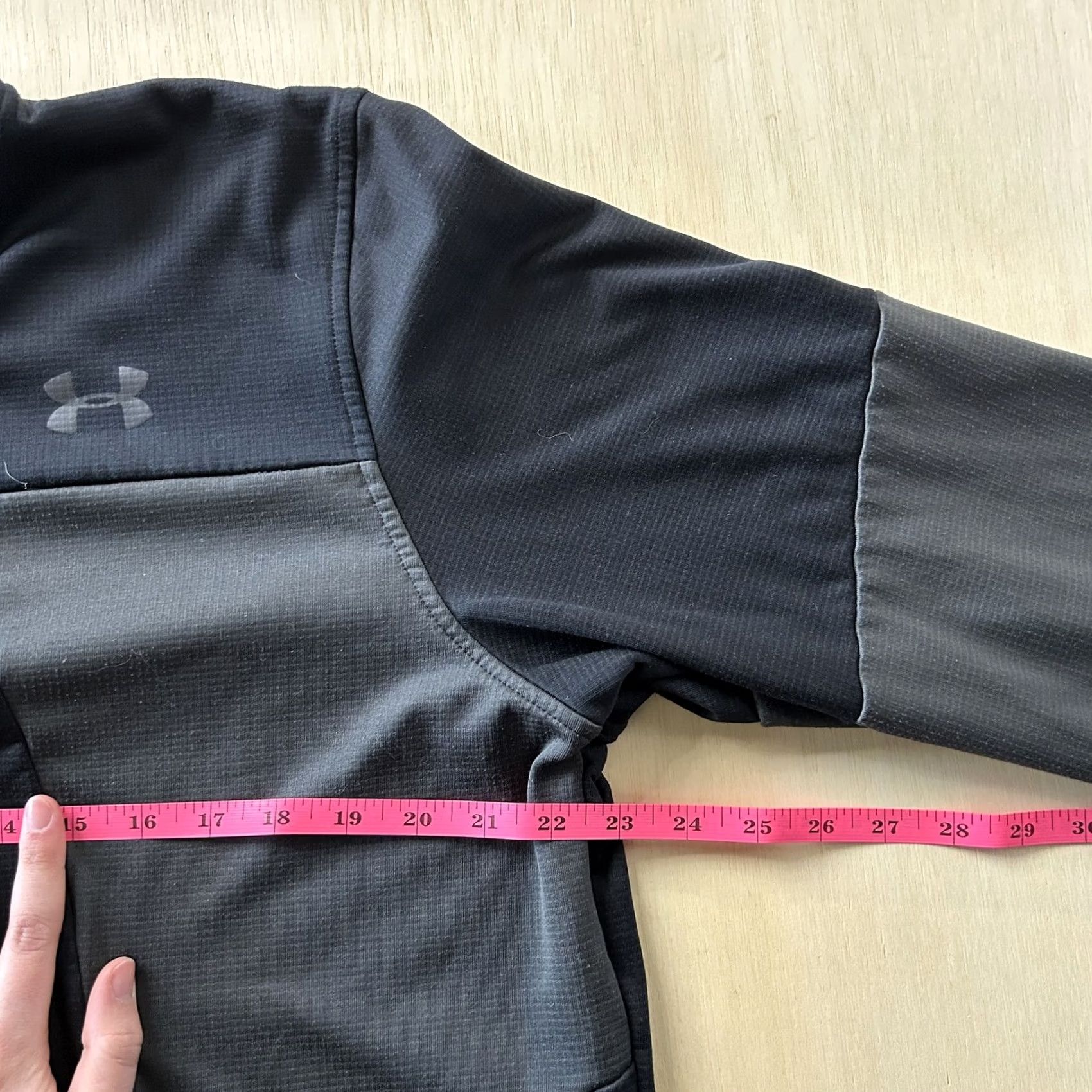 Under Armour Under Armour Pullover Mens XL Black ColdGear Colorblock 1/4 Zip Long Sleeve Top Size US XL / EU 56 / 4 - 4 Thumbnail
