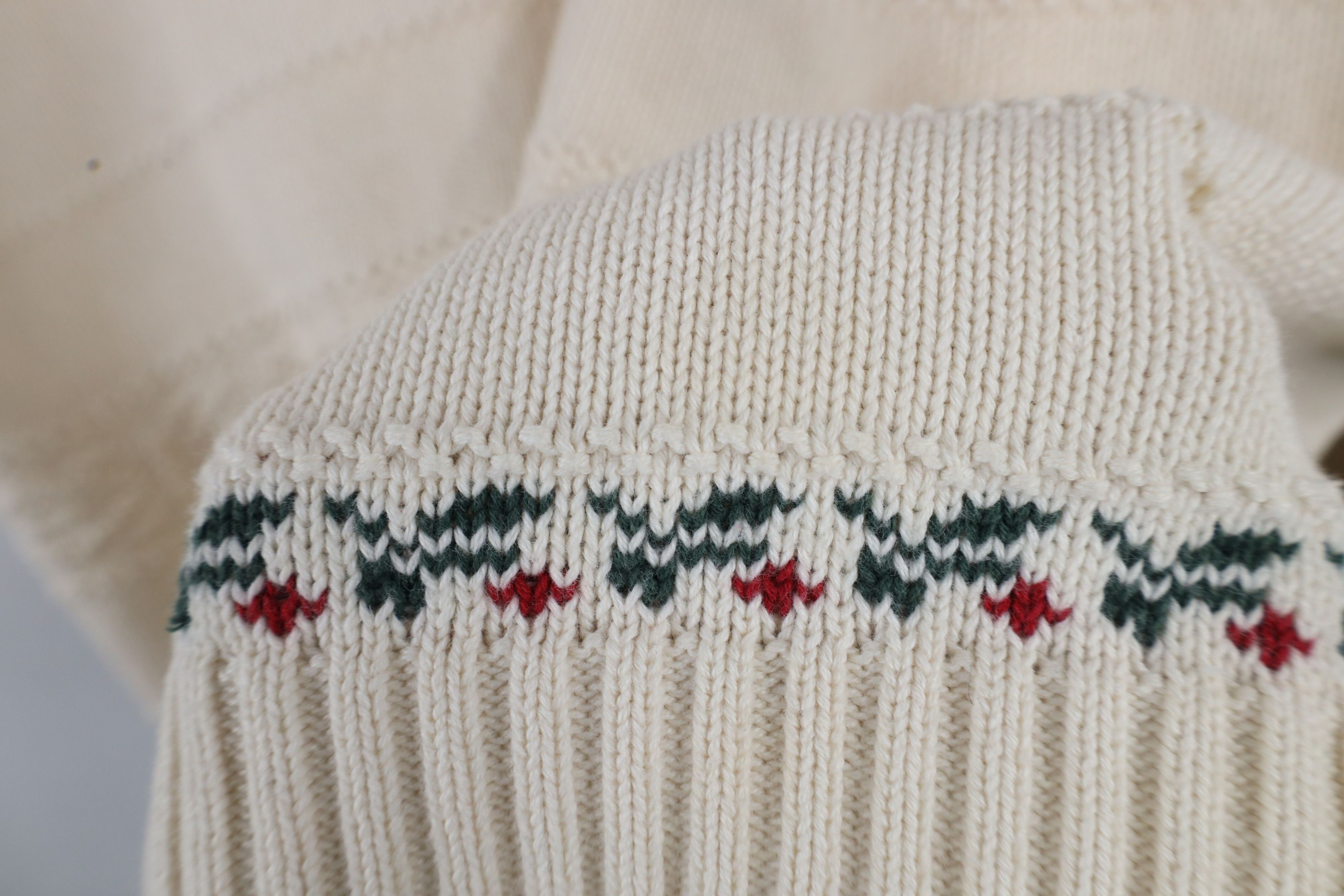 Cabelas × Vintage Vintage 90s Cabelas Mistletoe Deer Buck Knit Sweater Size M / US 6-8 / IT 42-44 - 5 Thumbnail