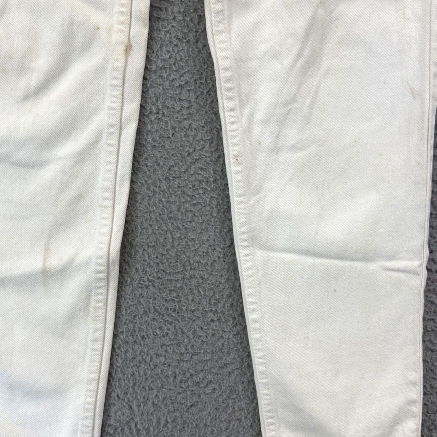 Levi's VINTAGE Levi's 550 Jeans Womens 11 White Denim 90s Relaxed Tapered Leg USA Womens Jeans 90s Size 32" / US 10 / IT 46 - 5 Thumbnail