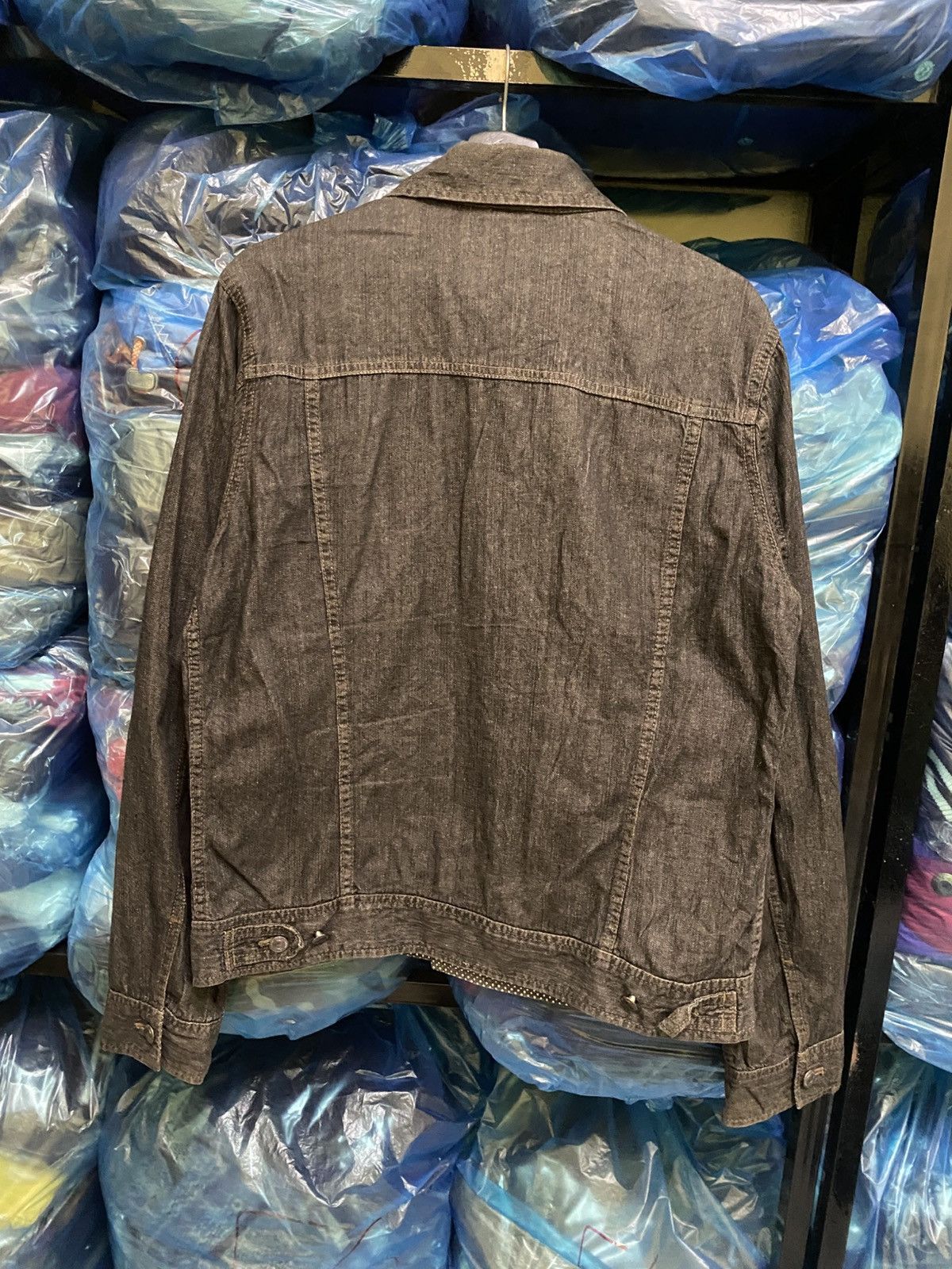 Japanese Brand VINTAGE MENS BATSU JEANS JACKET Size US L / EU 52-54 / 3 - 5 Thumbnail