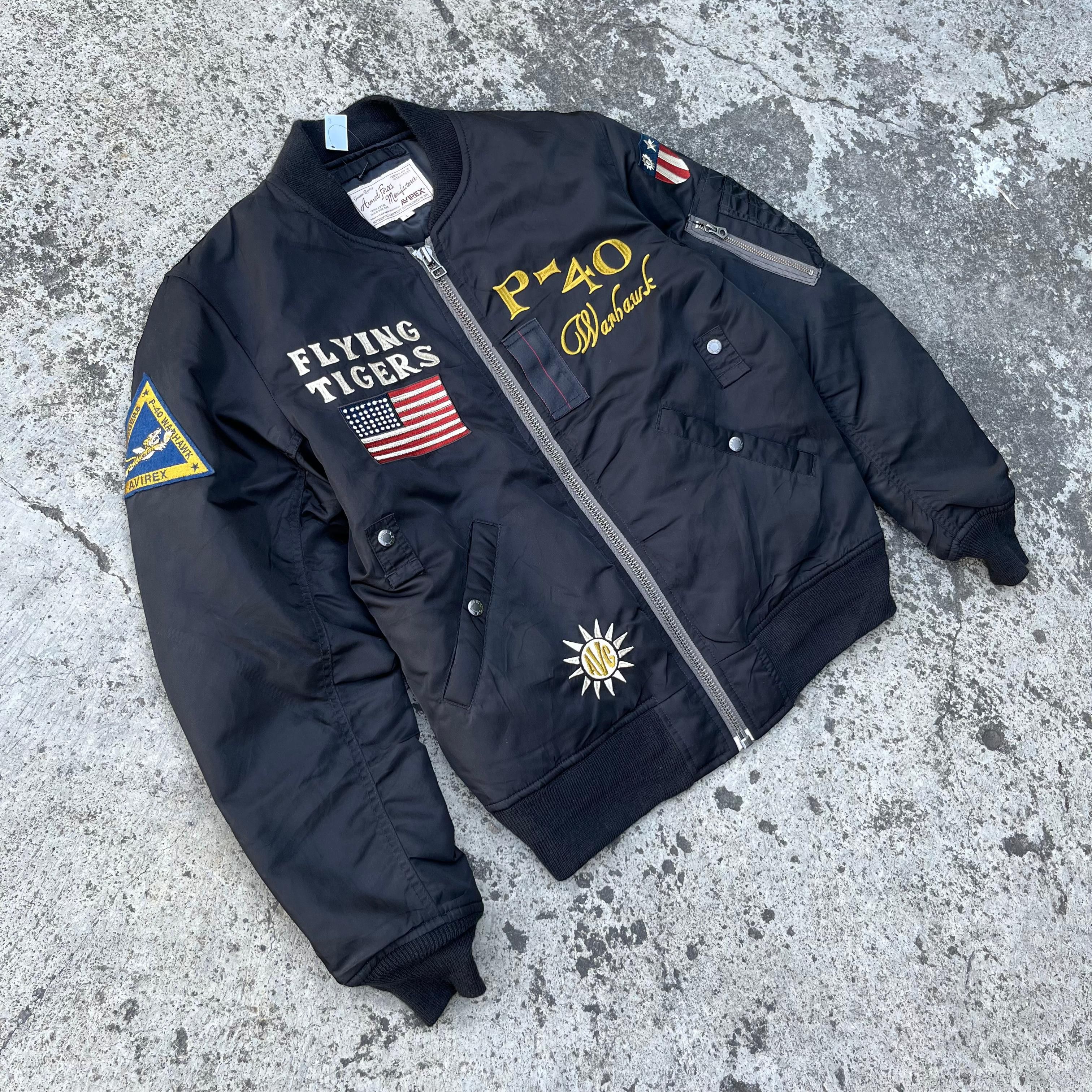 Avirex Avirex Flying Tigers MA 1 Bomber Jacket 💥 Size US L / EU 52-54 / 3 - 2 Thumbnail