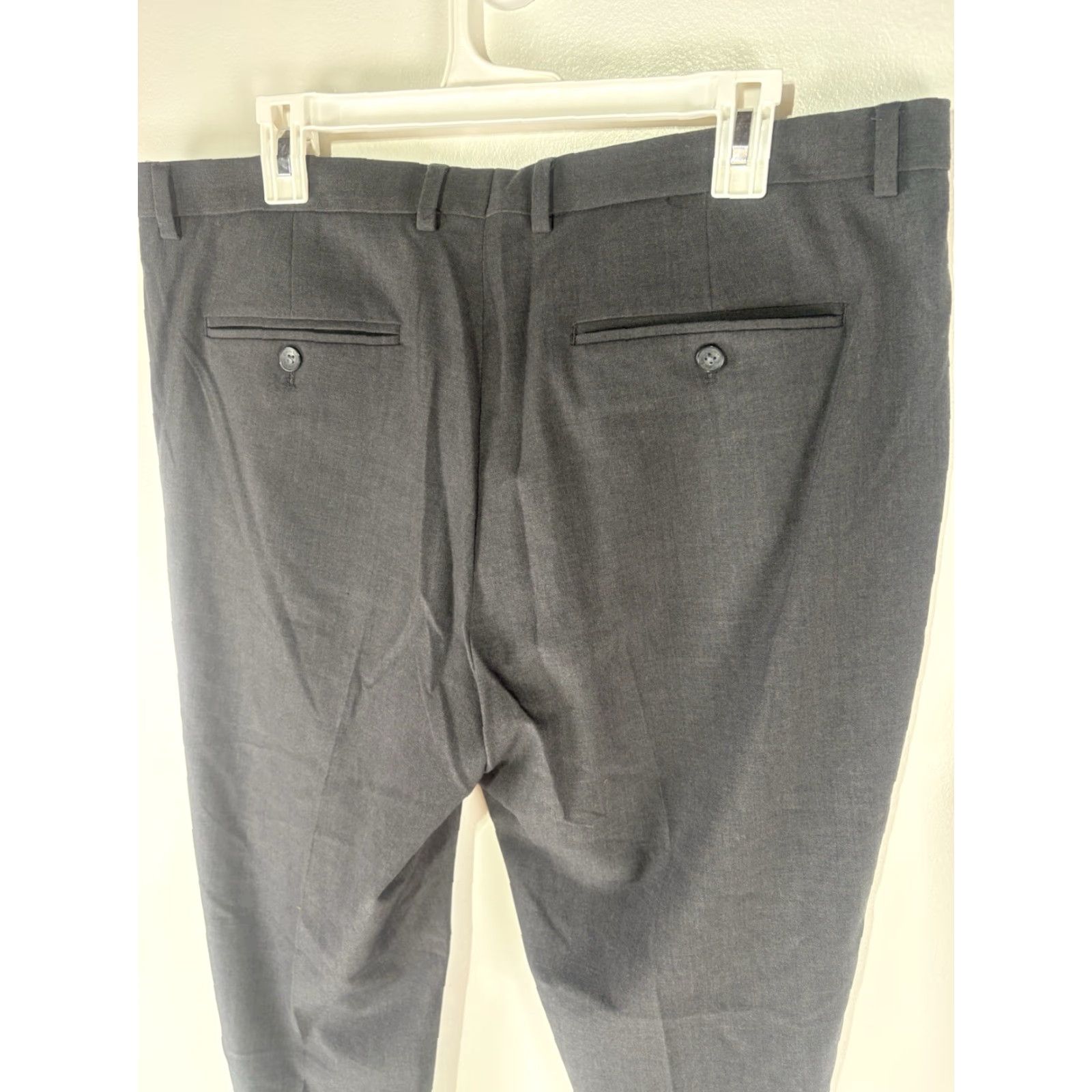 Calvin Klein Calvin Klein Slim Fit Stretch Dress Pants Men’s 36x30 Gray Size US 36 / EU 52 - 5 Thumbnail