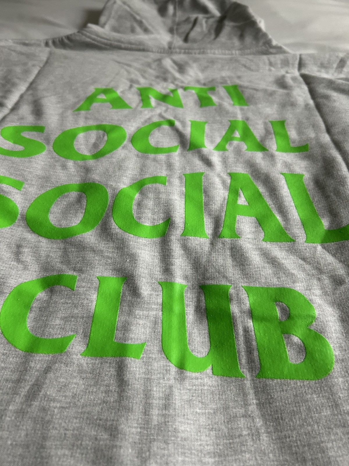 Anti Social Social Club Anti Social Social Club Zip Up Sweatshirt Grey/Electric USA Size US L / EU 52-54 / 3 - 11 Thumbnail