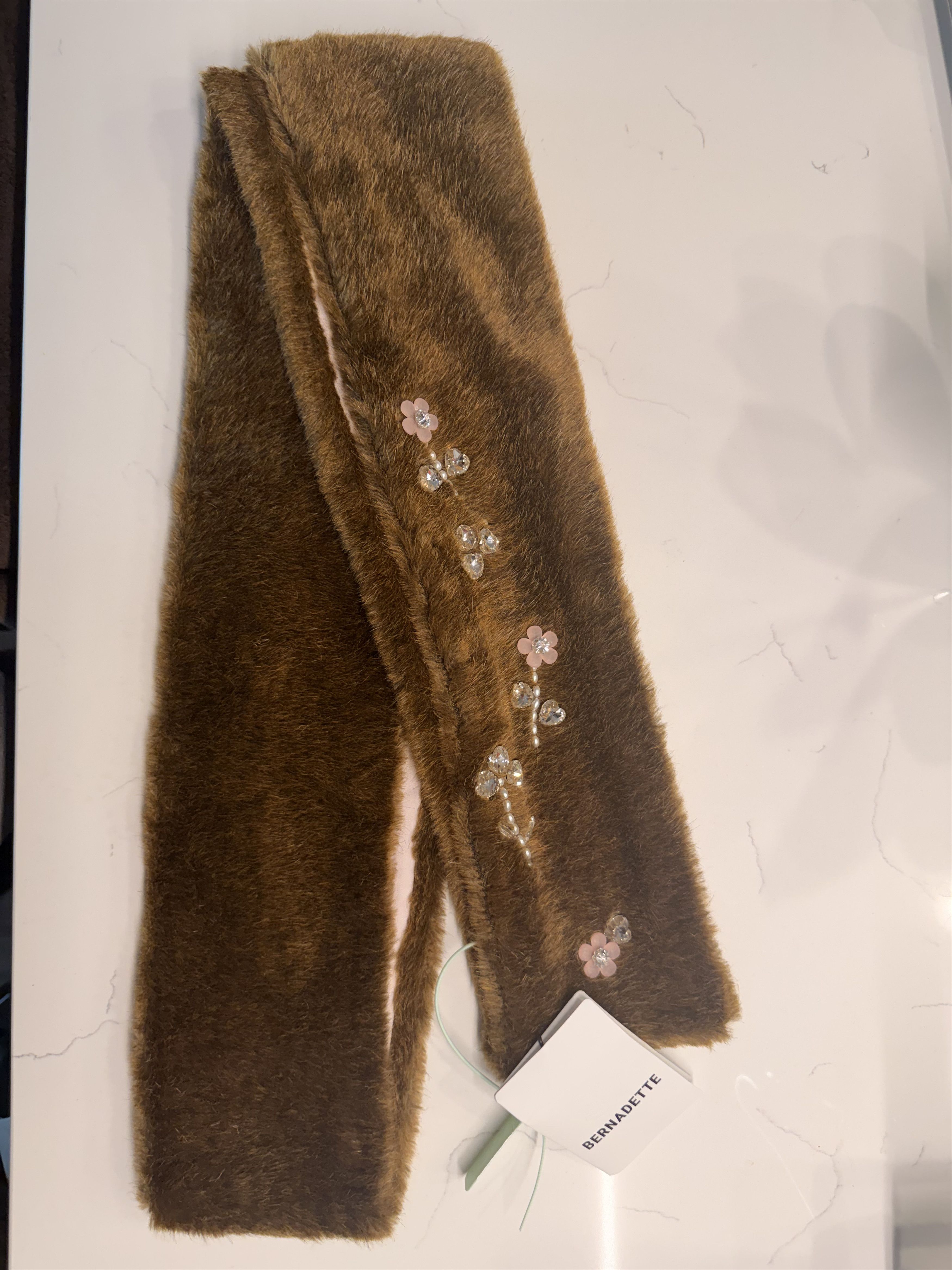 BERNADETTE Hood Mimi embroidered and scarf jean embroidered Size ONE SIZE - 2 Thumbnail