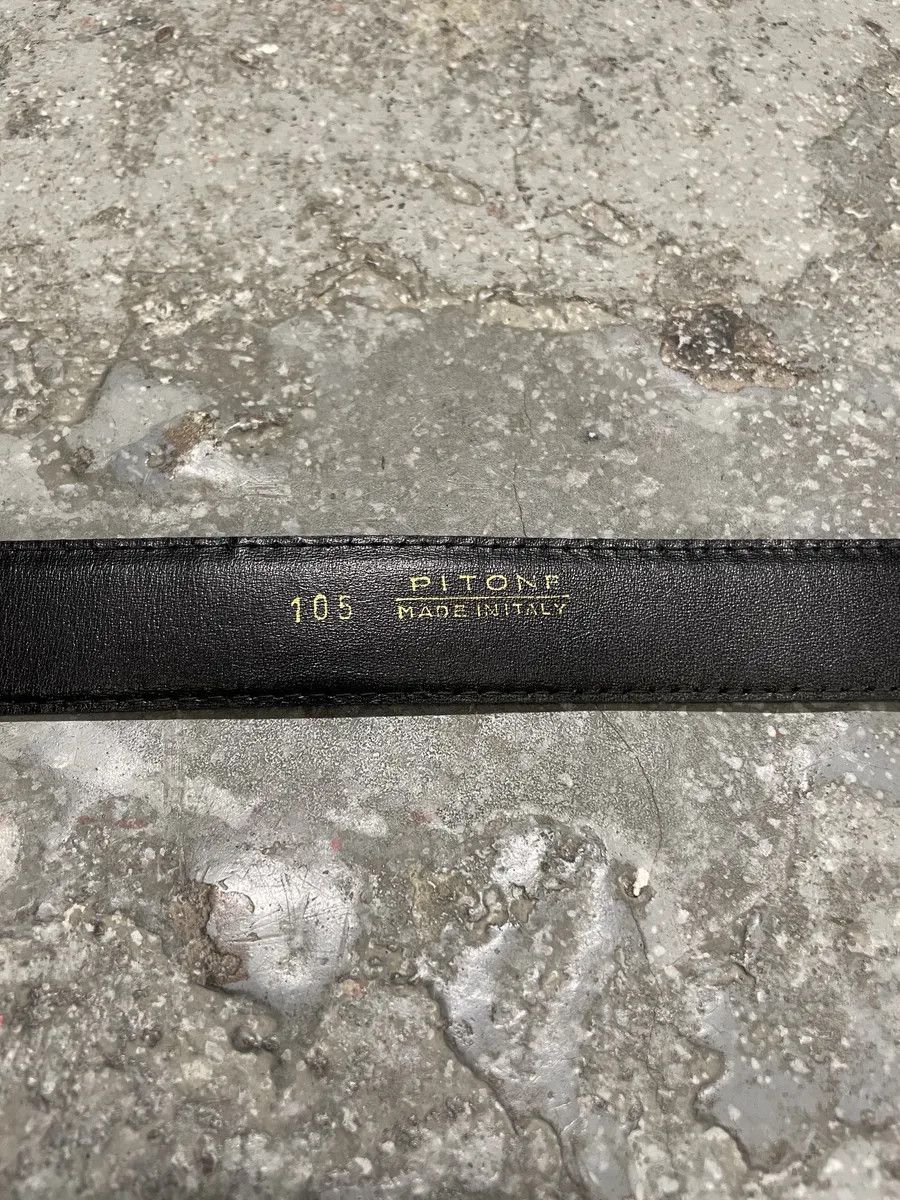 Pierre Cardin 2000s Pierre Cardin Brown Python Leather Belt Size ONE SIZE - 4 Thumbnail