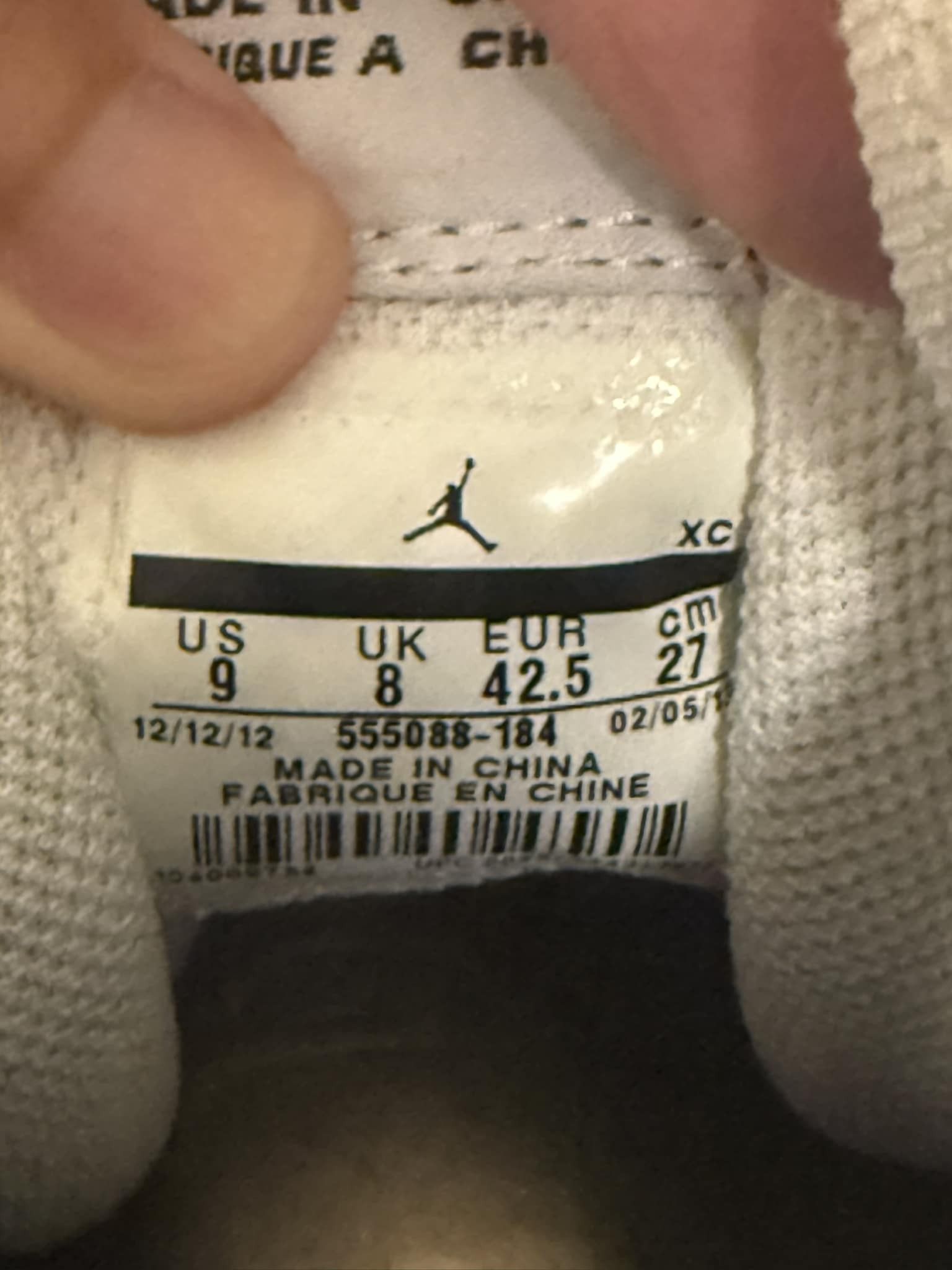 Jordan Brand Air Jordan 1 Black toe 2013 US9 Size US 9 / EU 42 - 4 Thumbnail