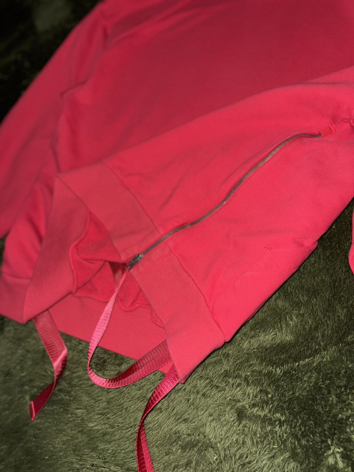 Juun.J [S] JUUN.J Oversized Side-Zip Hoodie Red Size US S / EU 44-46 / 1 - 14 Thumbnail