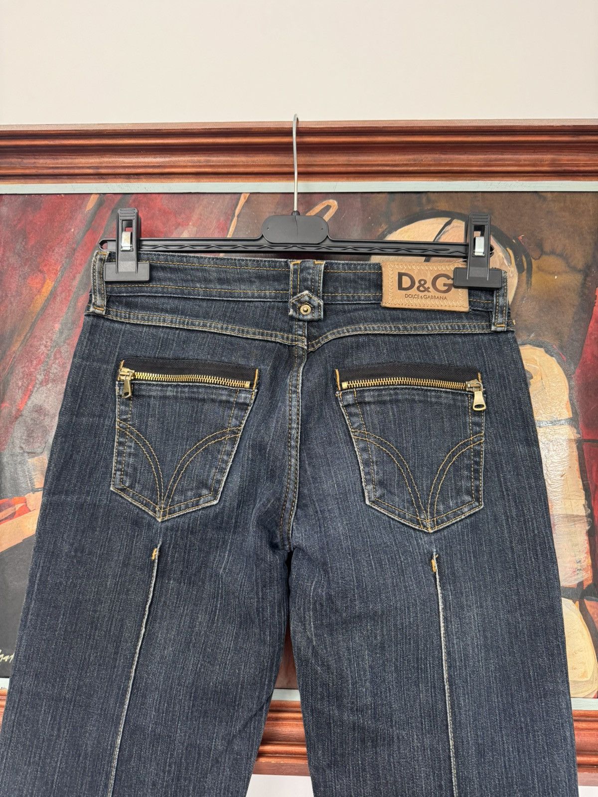 Dolce & Gabbana Dolce&Gabbana D&G Vintage Y2k Denim Jeans Pant designer rare Size 26" / US 2 / IT 38 - 4 Thumbnail
