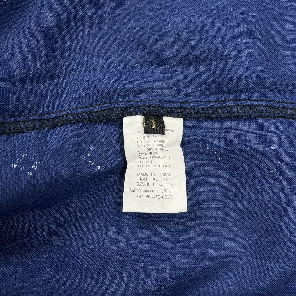 Indigo × Kapital Kapital indigo open collar shirt Size US M / EU 48-50 / 2 - 9 Thumbnail