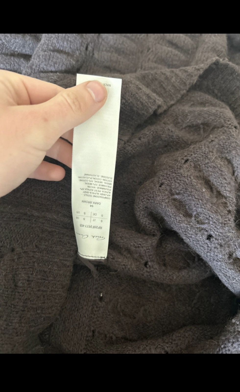 Rick Owens Rick Owen’s bubble knit Size US M / EU 48-50 / 2 - 5 Thumbnail