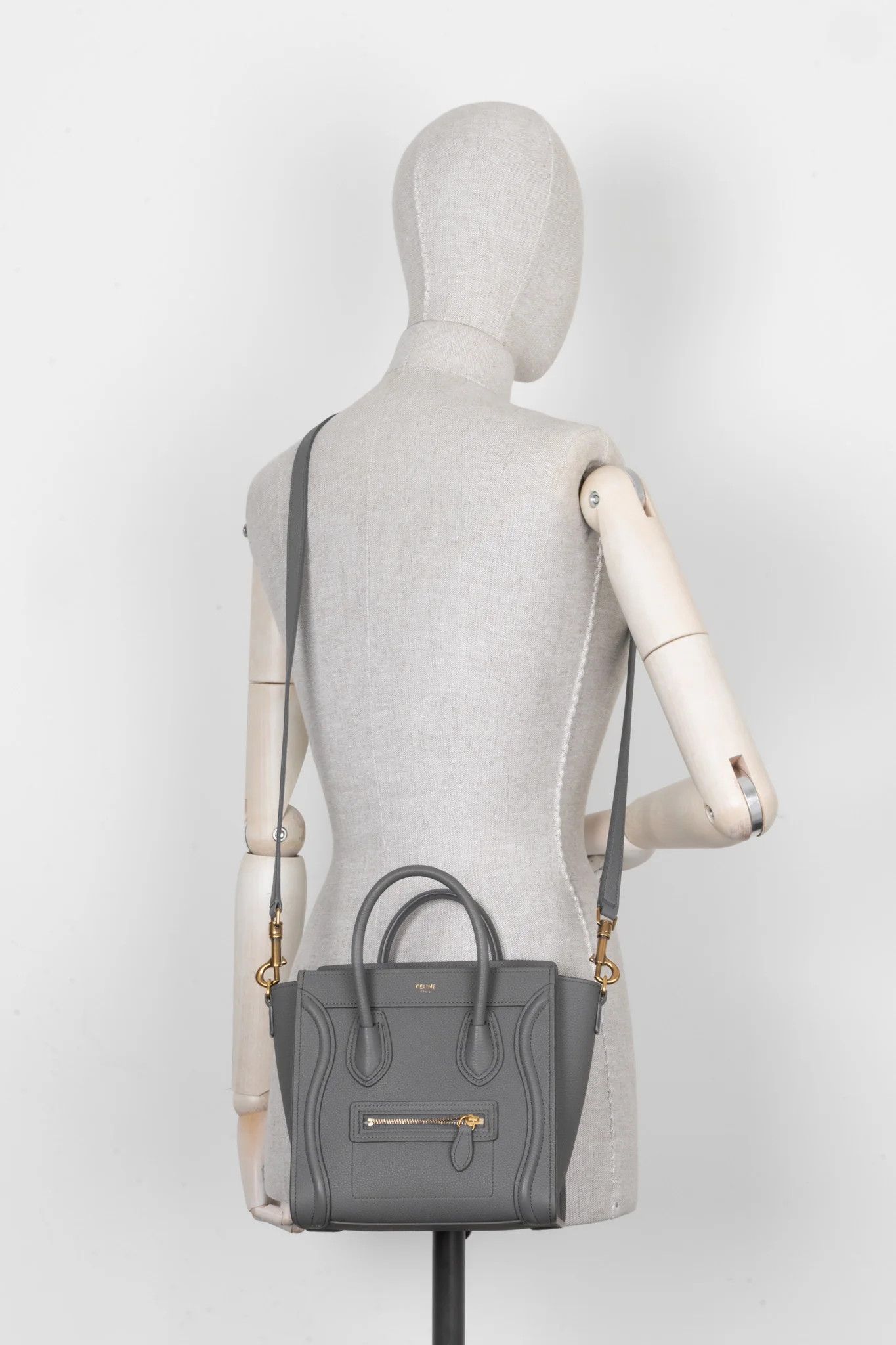 Celine o1bcso1str0725 Size : OS / 189243 Crossbody Bag in Gray Size ONE SIZE - 10 Thumbnail