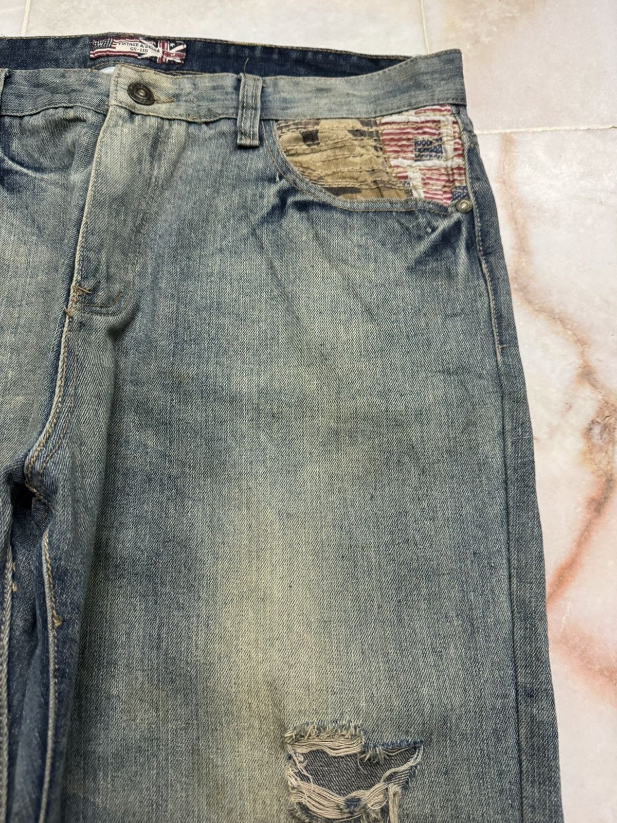 Tornado Mart ❗️BIG SIZE❗️GRUNGE APACHE VINTAGE & DENIM GS-115 MUDMAX CRAZY Size US 39 - 11 Thumbnail
