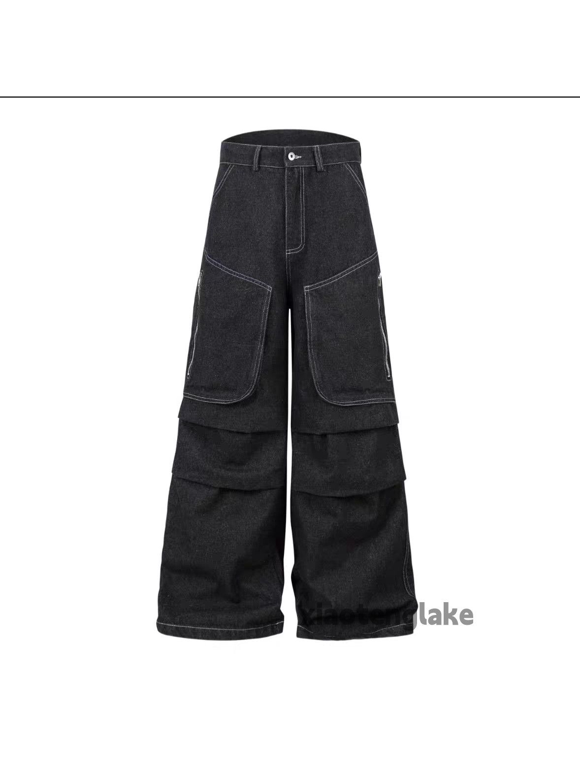 Vintage ltx vintage loose baggy skate hiphop flared cargo pants Size US 36 / EU 52 - 3 Thumbnail