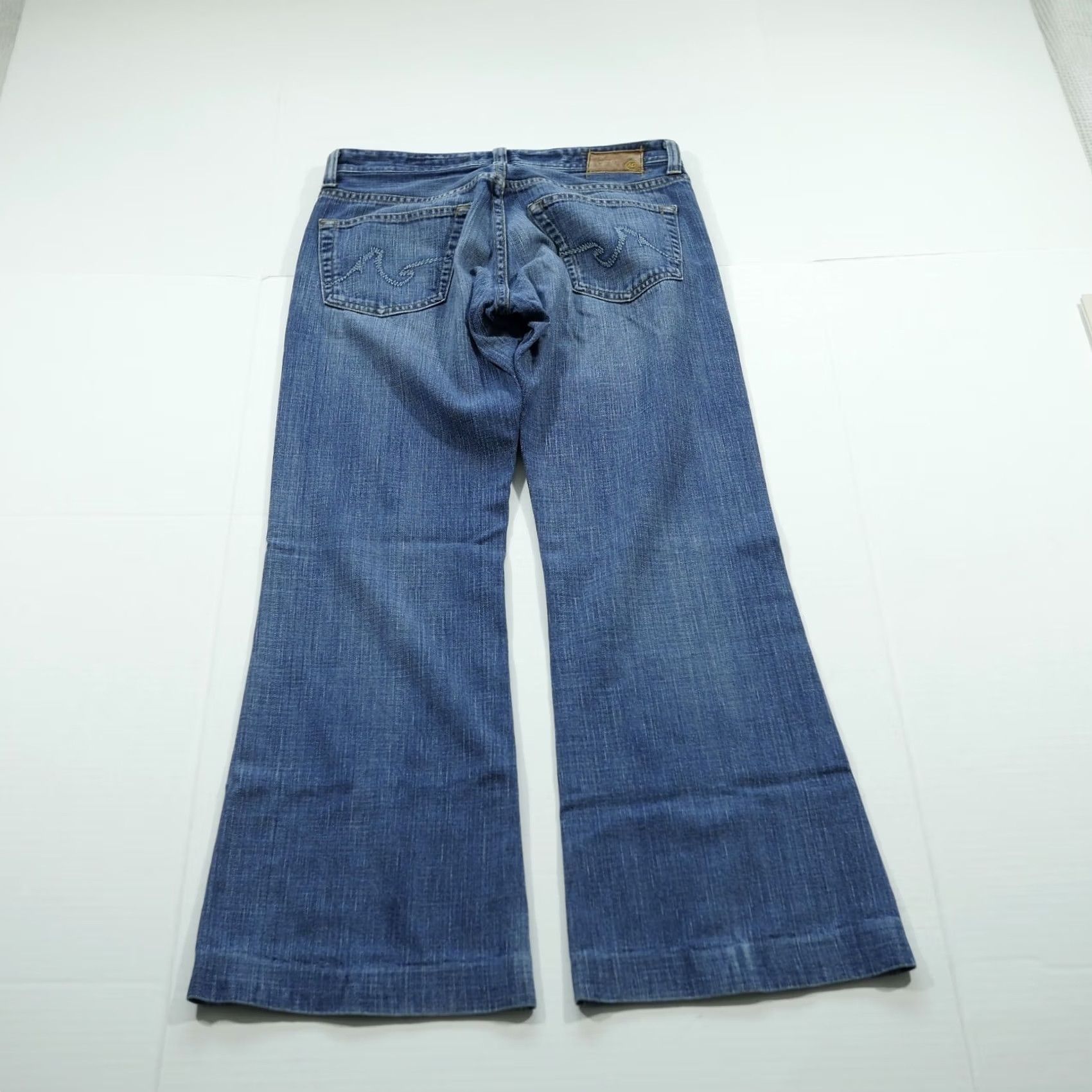 Denime AG Adriano Goldschmied Jeans Mens Bootcut 29x32 The Fillmore Blue Denim 5-Pocket Regular Waist Cotton Jeans Size US 29 - 2 Thumbnail