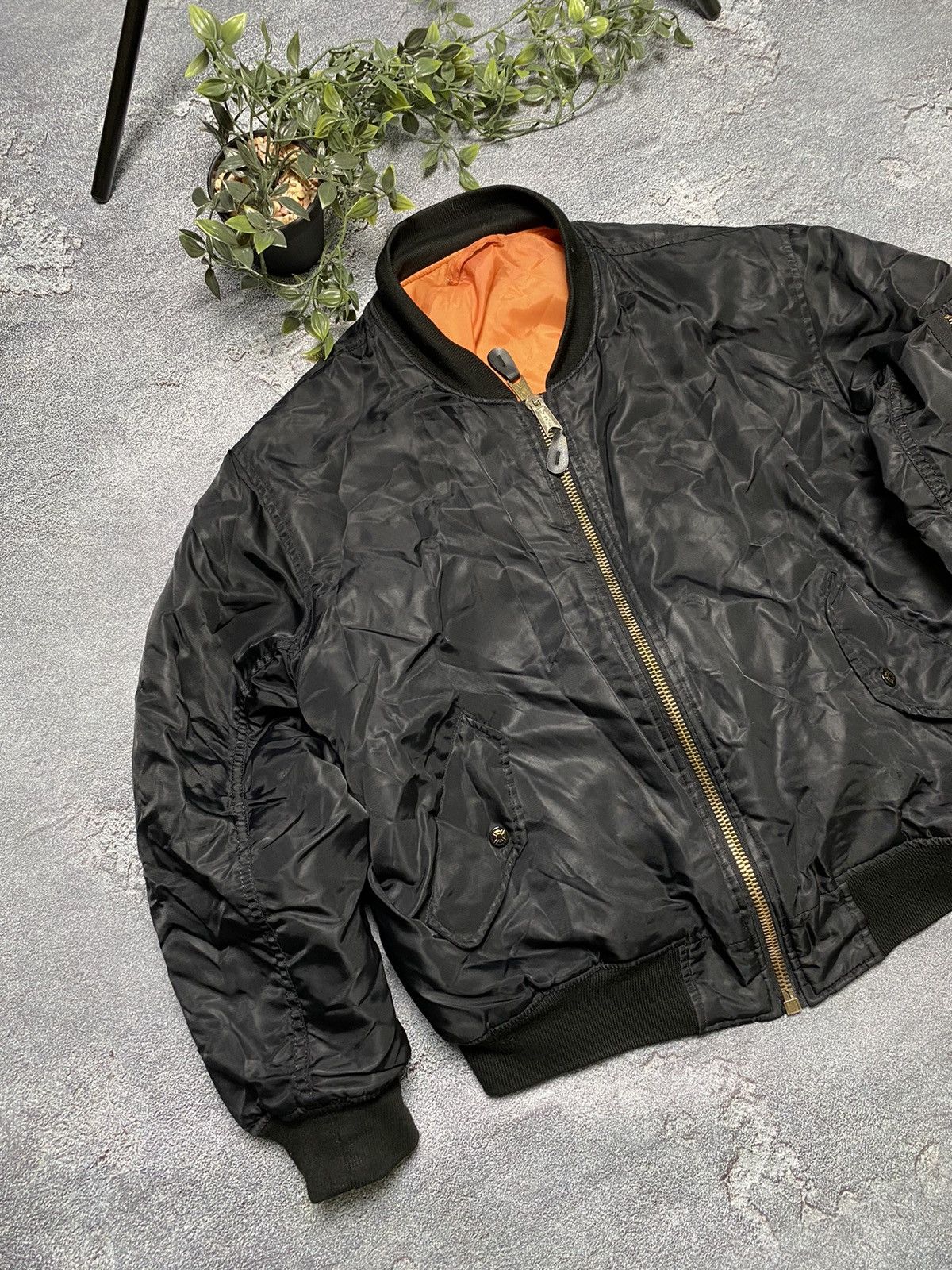Japanese Brand × Vintage Ma 1 bomber vintage nylon size M Size US M / EU 48-50 / 2 - 3 Thumbnail