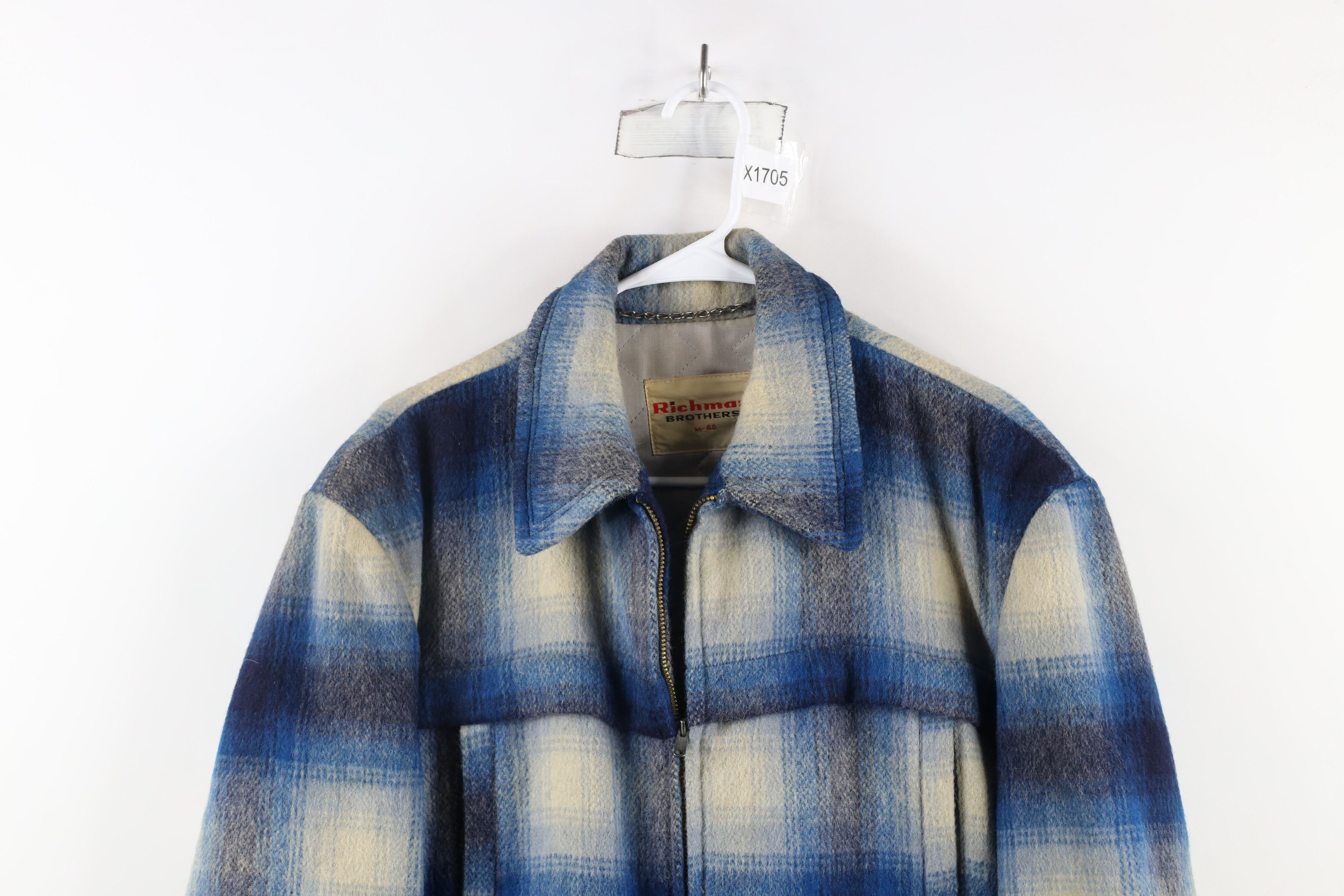 Vintage Vintage 50s 60s Rockabilly Quilted Wool Mackinaw Jacket USA Size US M / EU 48-50 / 2 - 2 Thumbnail