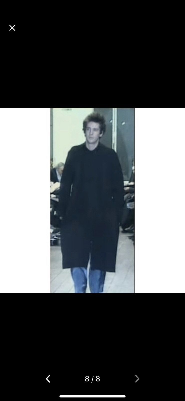 image of Yohji Yamamoto 00Aw Wool Cashmere Coat Yohji Yamanoto Pour Homme in Black, Men's (Size XL)