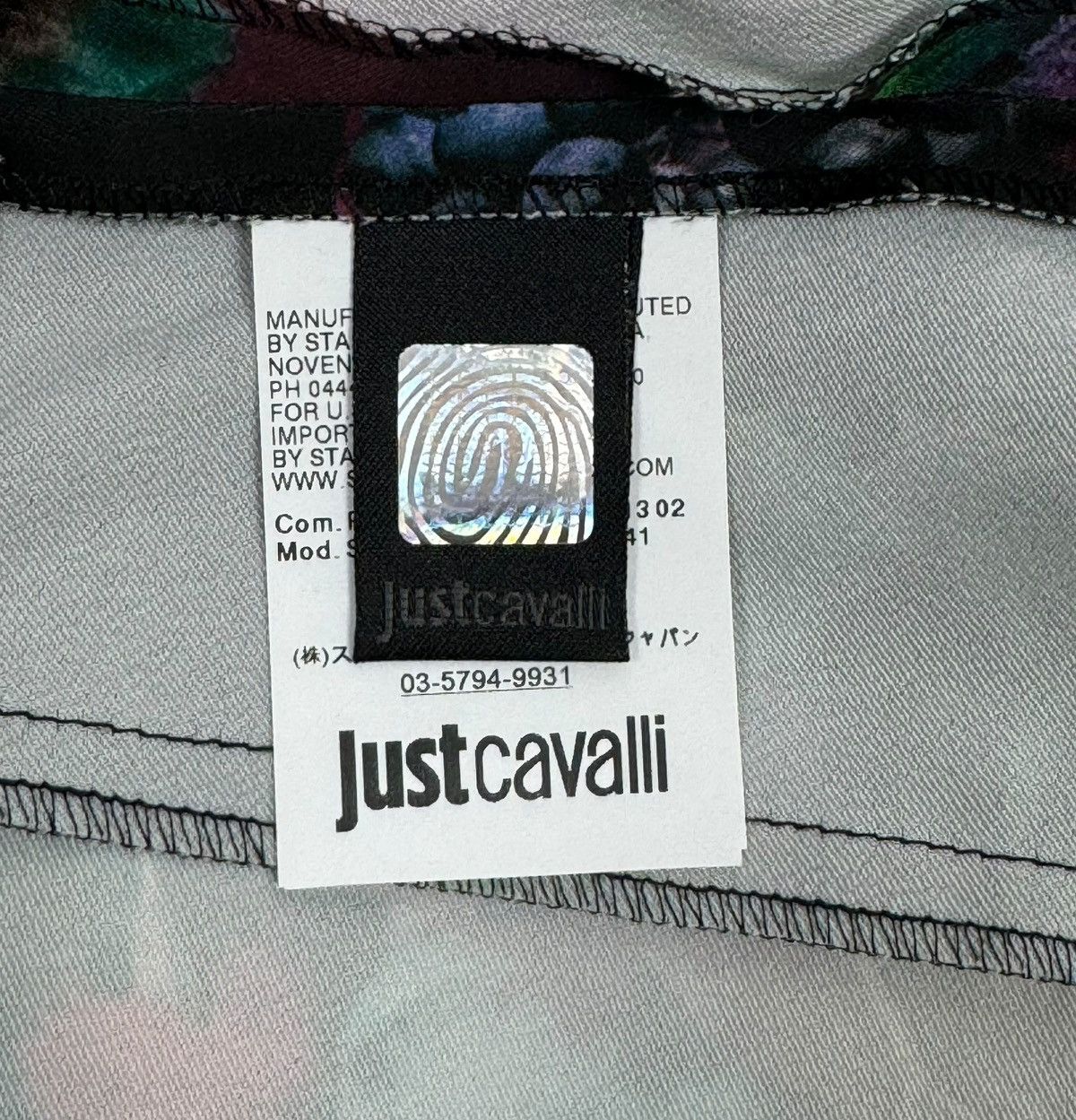 Just Cavalli JUST CAVALLI Satin Dress Floral/Fruit size 40 Size S / US 4 / IT 40 - 19 Thumbnail
