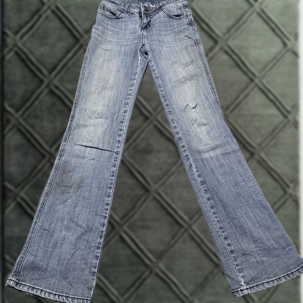 Wrangler Wrangler Jeans Women's Blue Denim Mid Rise Bootcut Zip Fly 26x31 Size 26" / US 2 / IT 38 - 1 Thumbnail