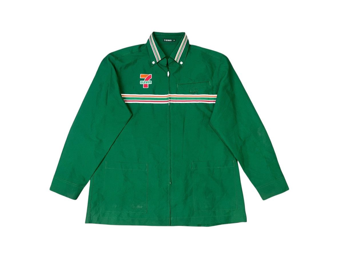 Other Vintage Seven Eleven Zip Up Long Sleeve Uniform Jacket Size US M / EU 48-50 / 2 - 1 Thumbnail
