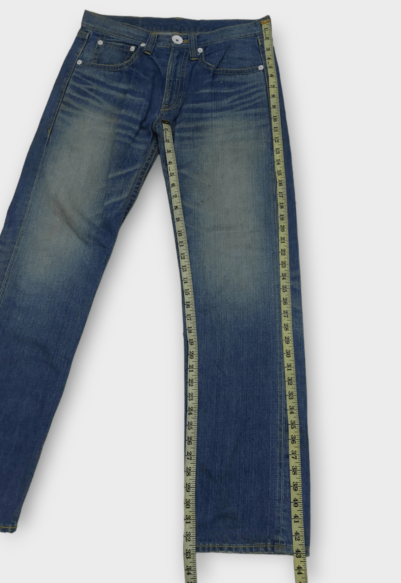 Vintage Japanese Co & Lu Big Logo Jeans Size US 34 / EU 50 - 16 Thumbnail