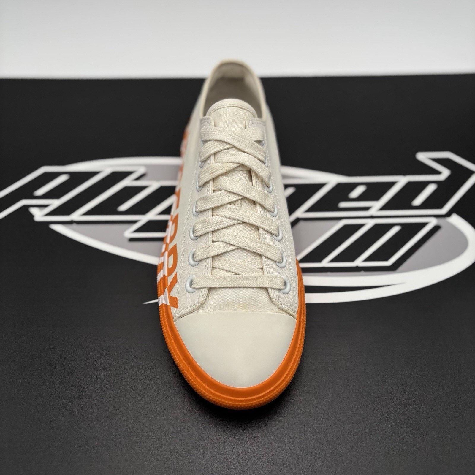 Burberry Burberry Low Sneaker ' Orange, White ' | SUPER CLEAN! Size US 8 / EU 41 - 5 Thumbnail
