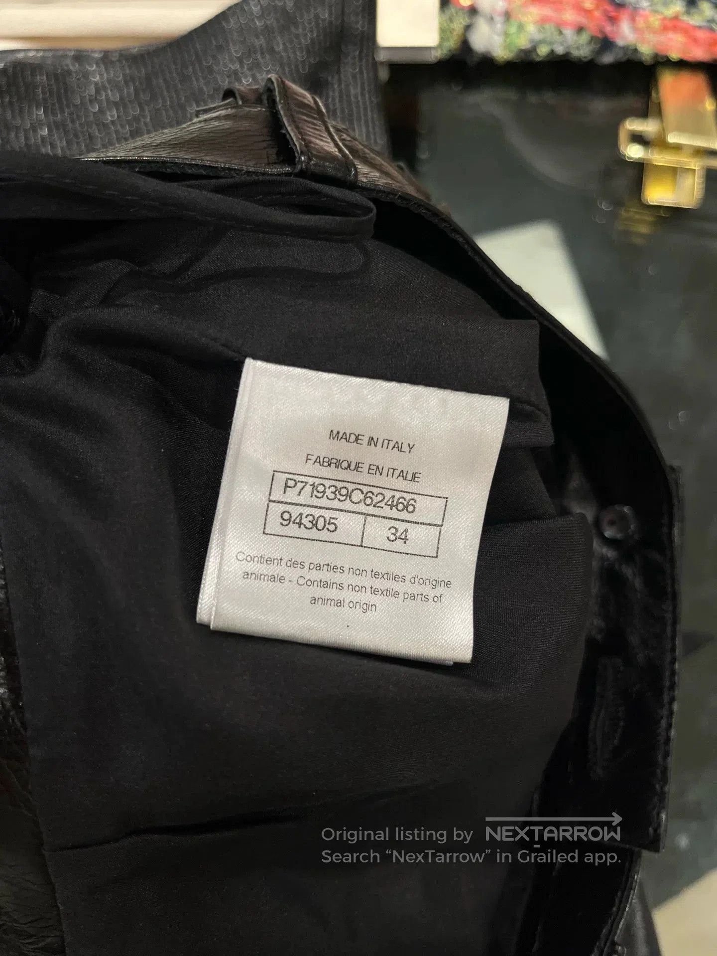 Chanel Chanel 21S Black Fringe Leather Skirt. Size US 34 / EU 50 - 4 Thumbnail