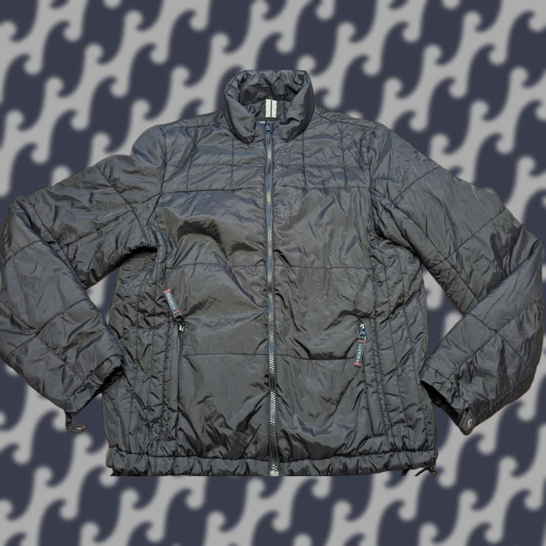 Hackett HACKETT Aston Martin Racing Mens Jacket L Full Zip Black Pockets Size US L / EU 52-54 / 3 - 1 Thumbnail