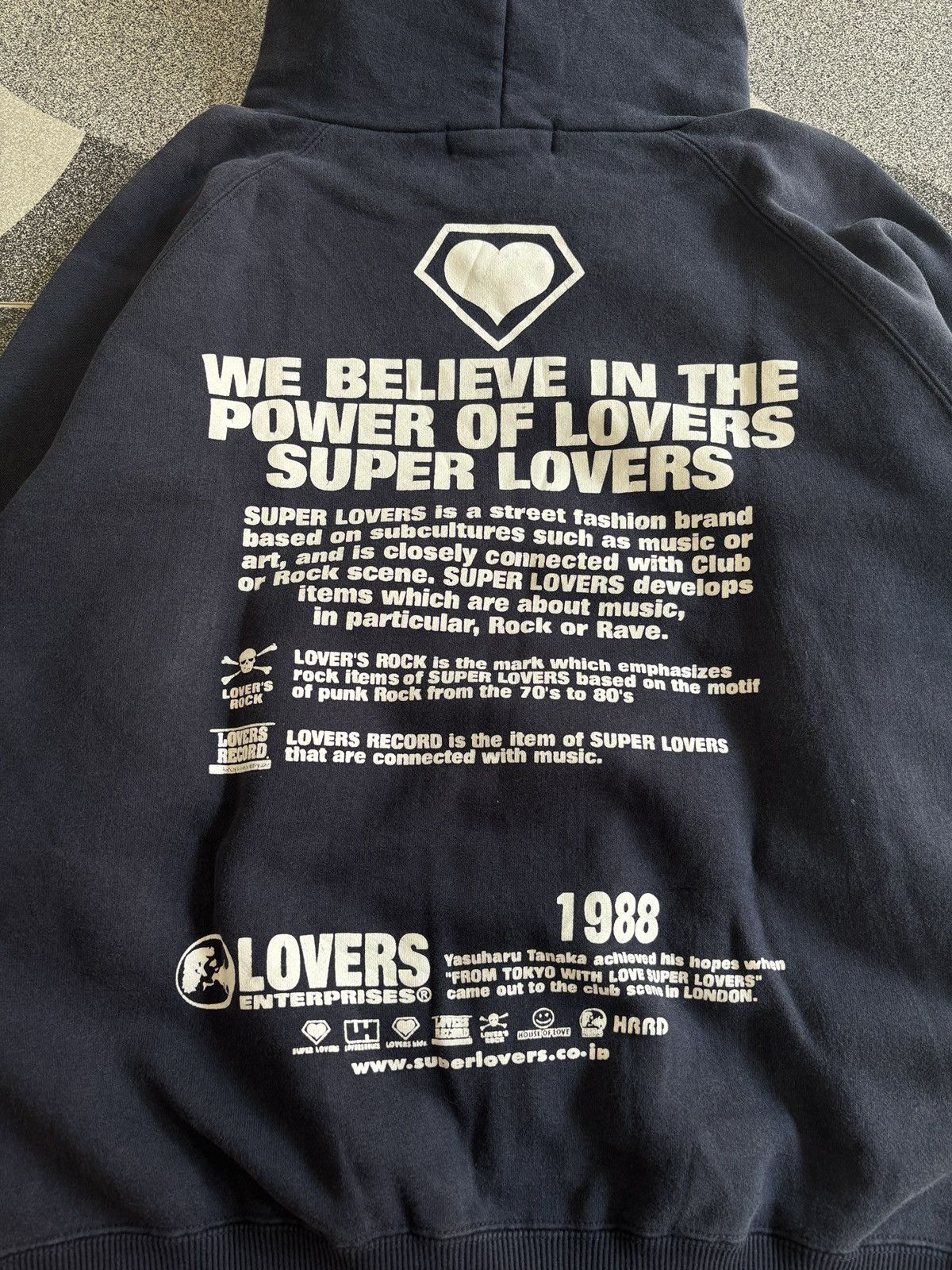 Super Lovers Vintage Worn Super Lovers Hoodie Size US M / EU 48-50 / 2 - 4 Thumbnail
