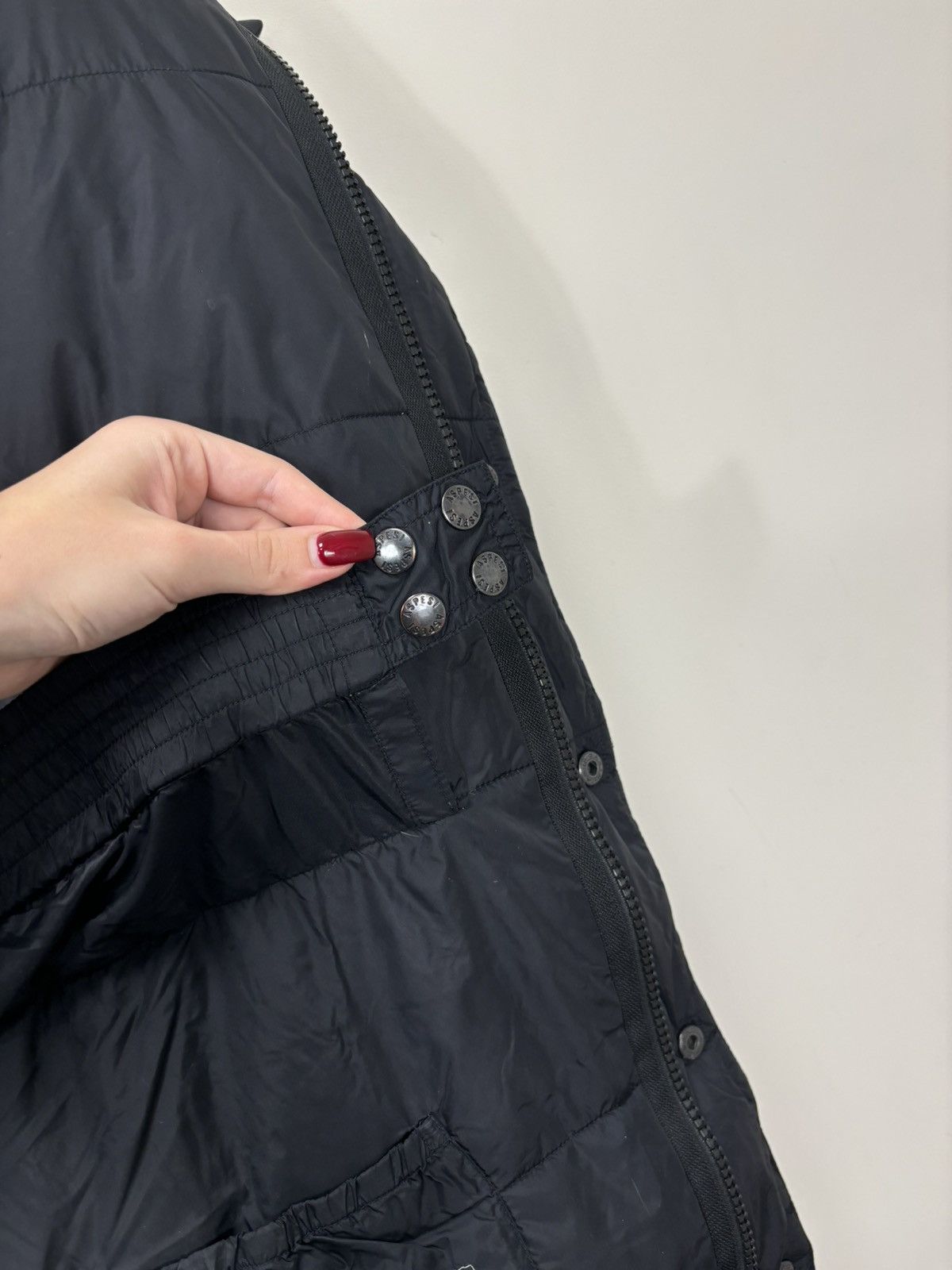 Aspesi Alberto Aspesi Men’s Black Luxury Hooded Puffer Down Jacket Size US S / EU 44-46 / 1 - 18 Thumbnail