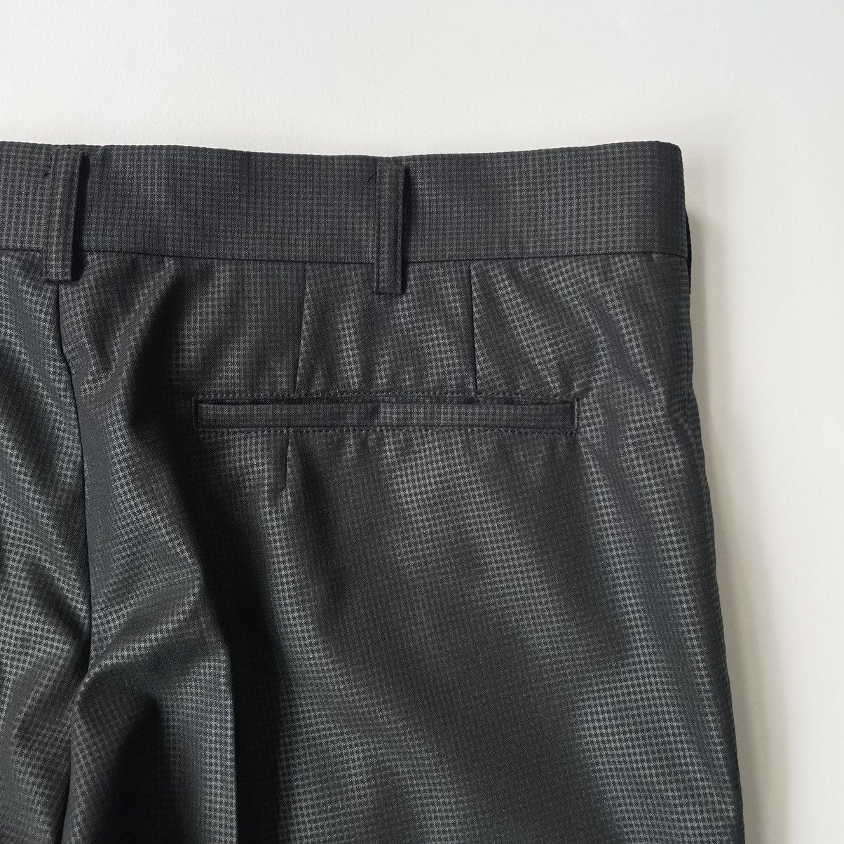 Comme des Garcons S/S 15 Black ‘Shimmer Grid Check’ Trousers Size US 34 / EU 50 - 14 Thumbnail