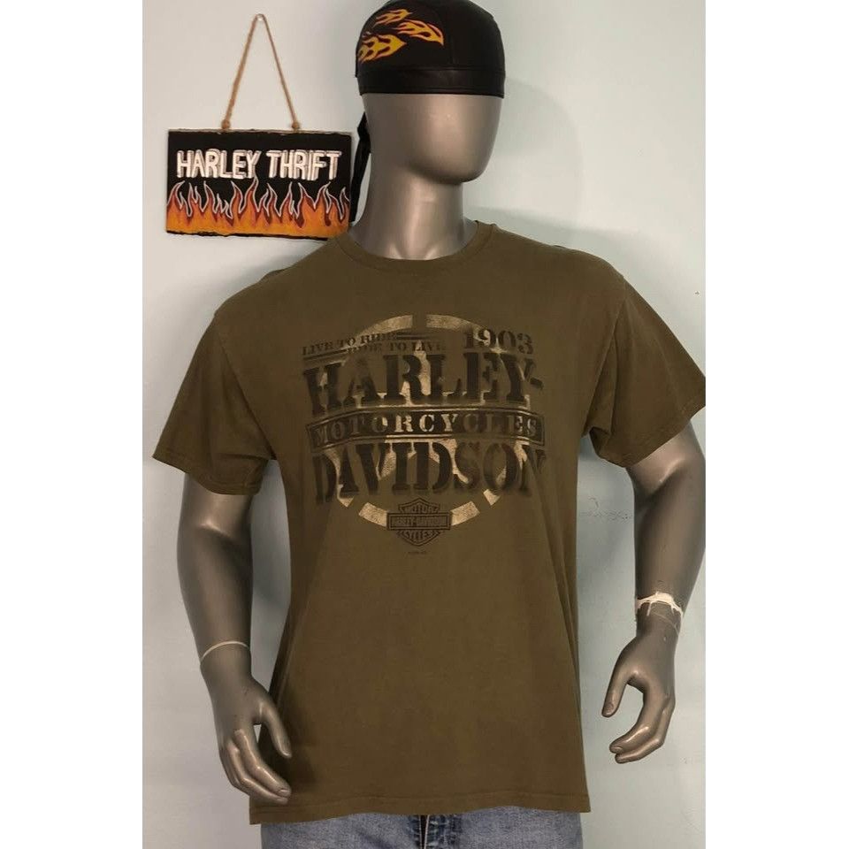 Harley Davidson Harley-Davidson T-shirt Large Men, SKULL WILLIE G Size US L / EU 52-54 / 3 - 1 Thumbnail